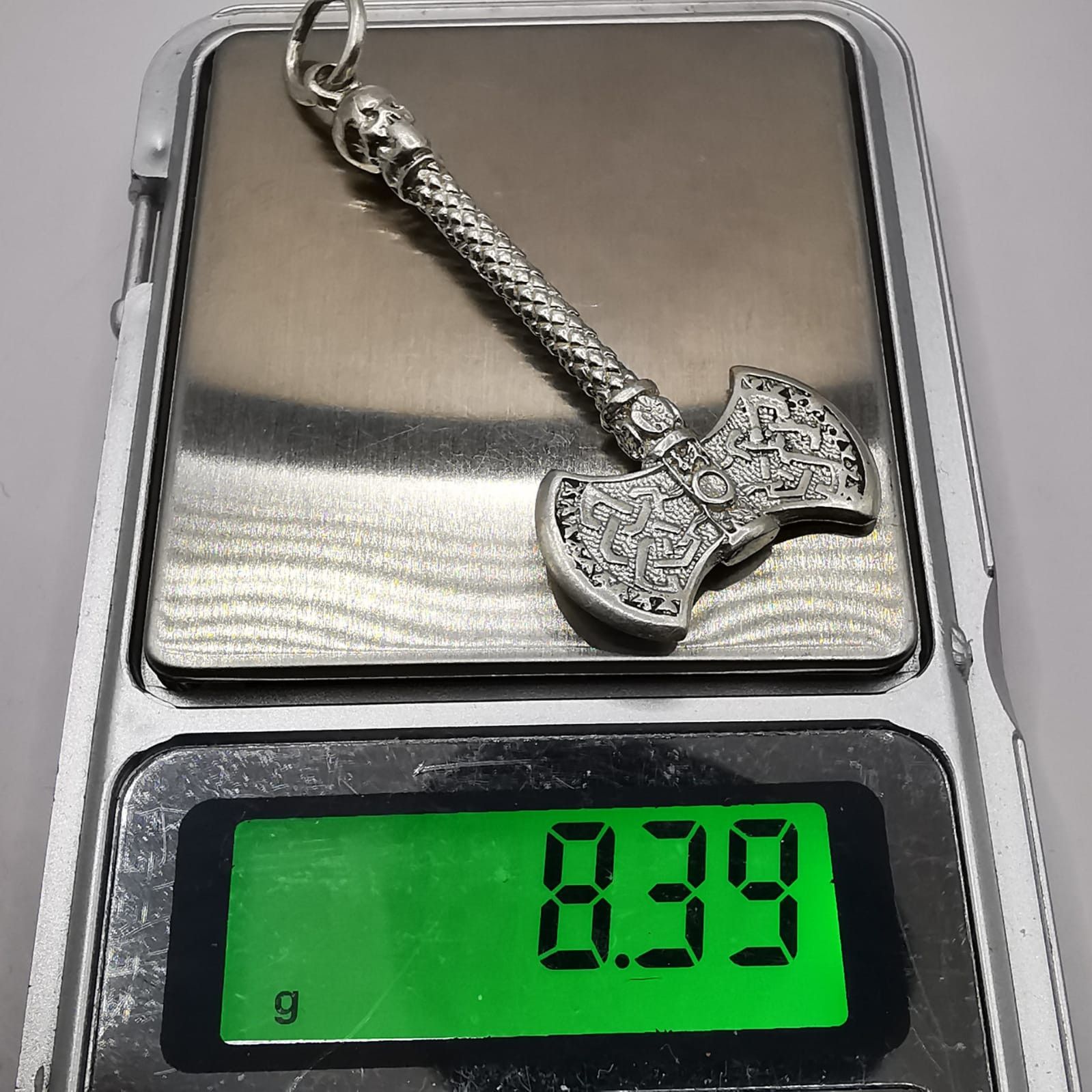 Vintage Vintage Pendant Warrior's Axe"925 Sterling Silver Jewelry Size ONE SIZE - 6 Thumbnail
