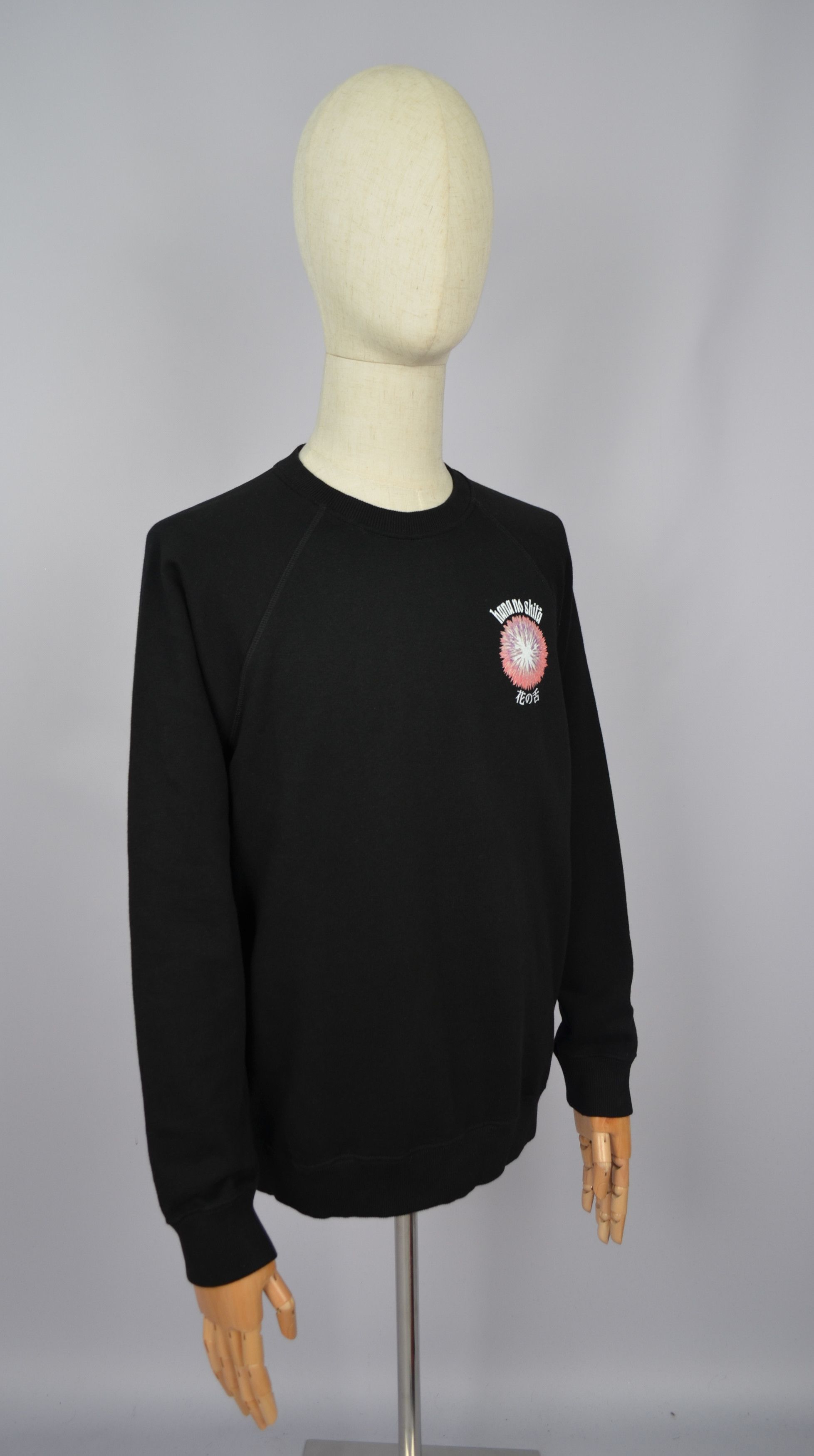 Edwin EDWIN Hana No Shita Mens Sweatshirt Black Size S P2P 22'8" Size US S / EU 44-46 / 1 - 12 Thumbnail