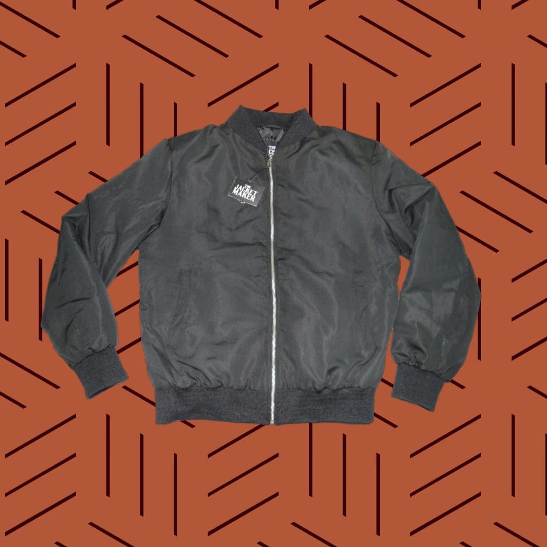 Vintage CHAINSMOKERS X DOOLY JACKET Bomber Men L Black Denim Zip Embroidered Logo THE CHAINSMOKERS THE JACKET MAKER Size US L / EU 52-54 / 3 - 1 Thumbnail