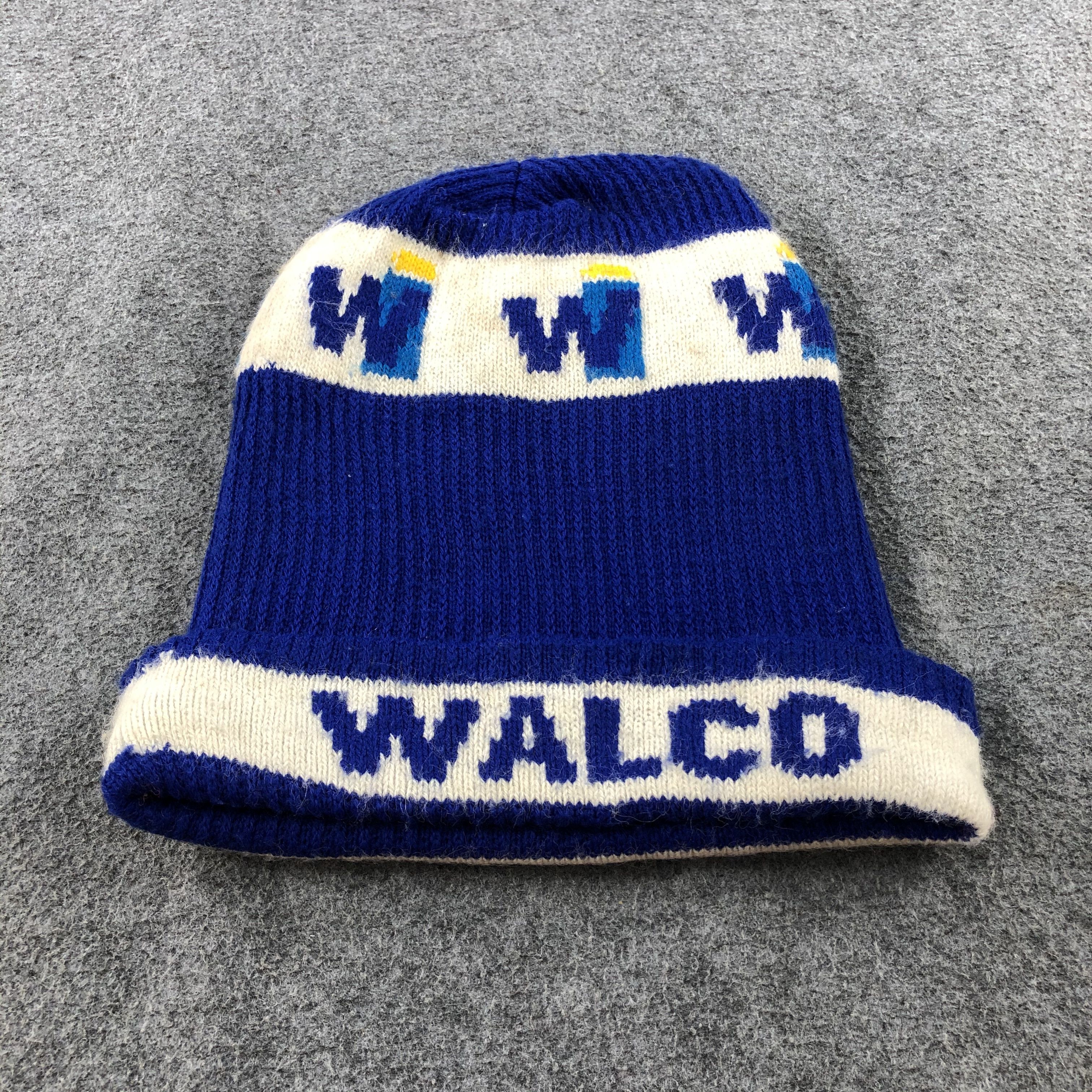 Vintage Walco Blue Beanie Snowcap Snow Hat B495 Size ONE SIZE - 5 Thumbnail