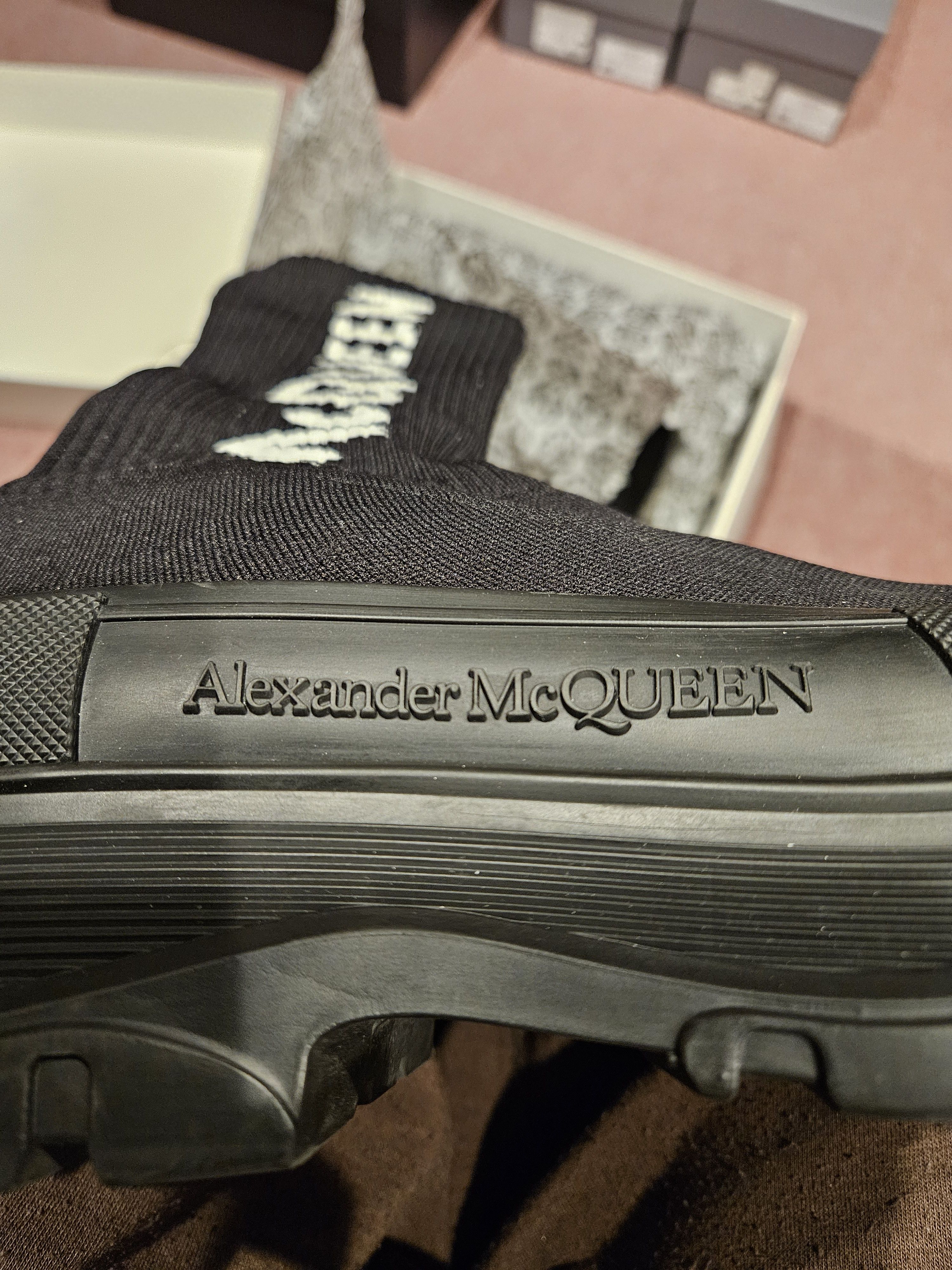 Alexander McQueen Graffiti Sock Boot Size US 10 / EU 43 - 11 Thumbnail