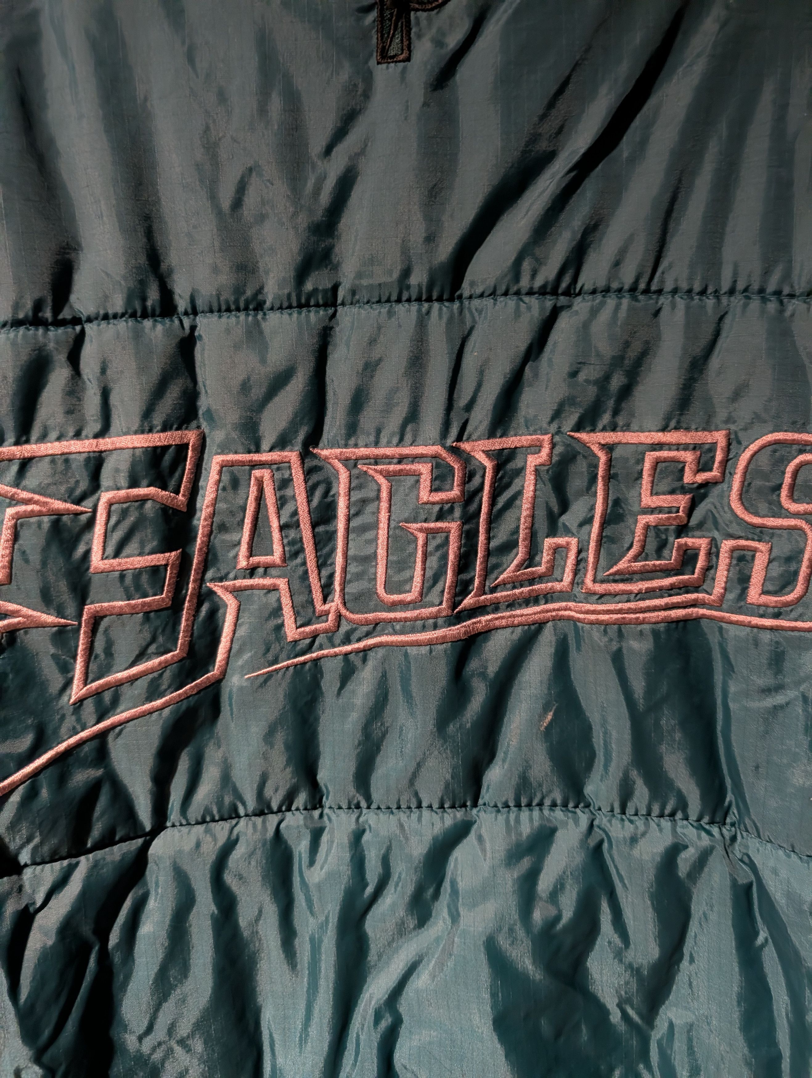 Pro Player Vintage 90s Philadelphia Eagles Reversible Puffer Jacket Size US L / EU 52-54 / 3 - 13 Thumbnail