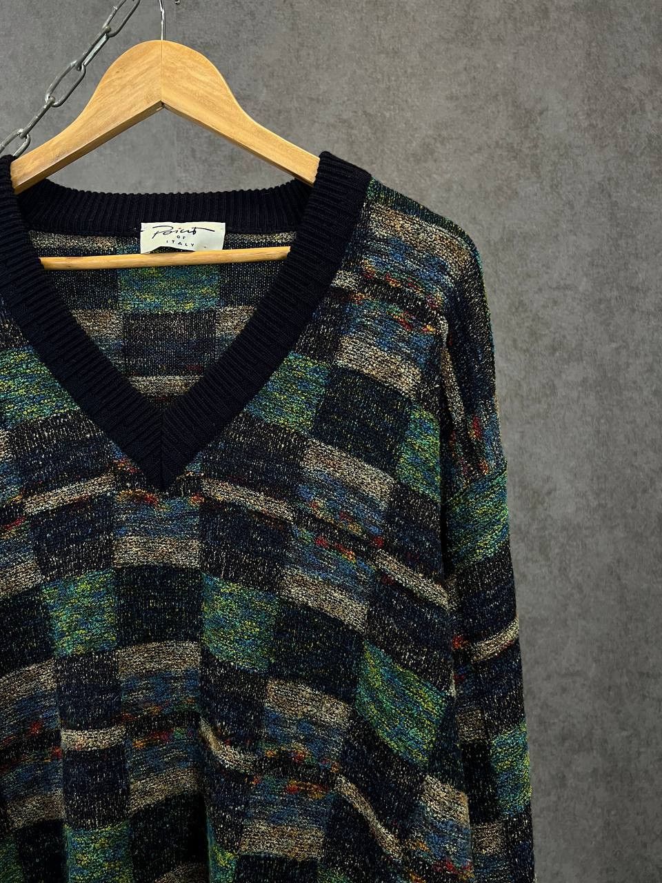 Vintage Point Italian designer vintage coogi style sweater Size US XL / EU 56 / 4 - 2 Thumbnail