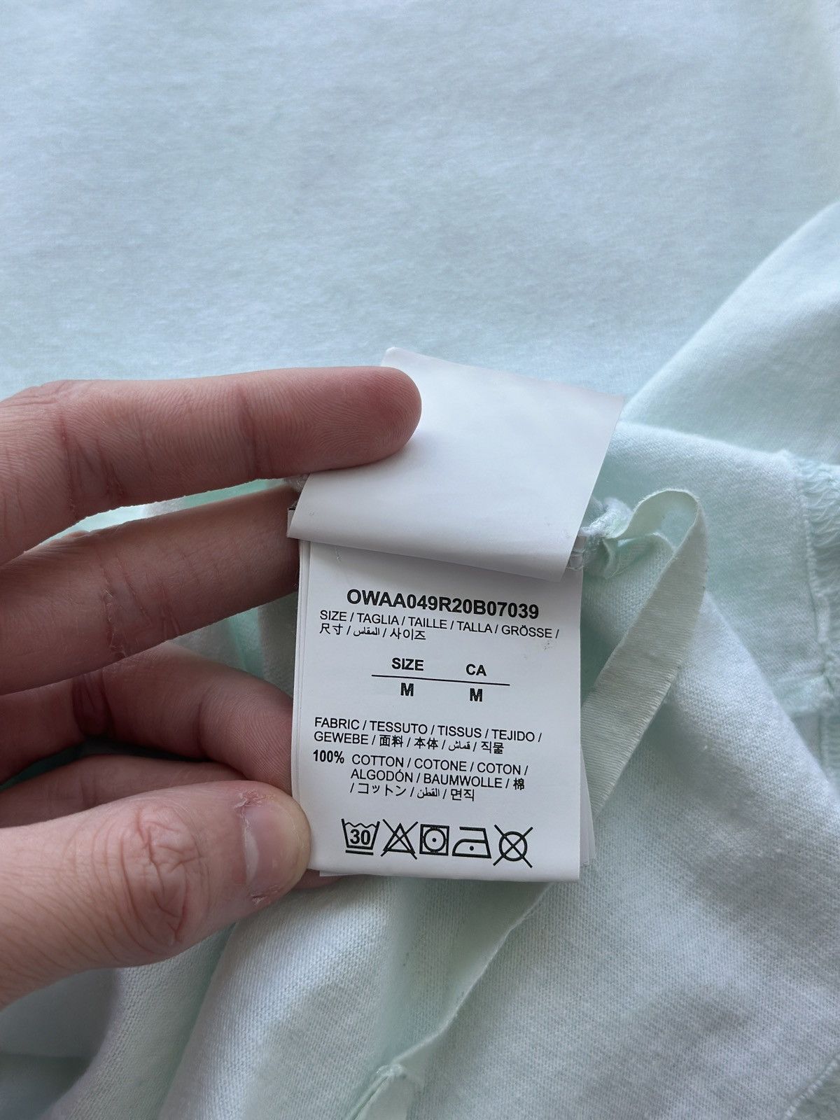Off-White Off-White by Abloh cross corals tee t t-shirt carravaggio Size US S / EU 44-46 / 1 - 11 Thumbnail