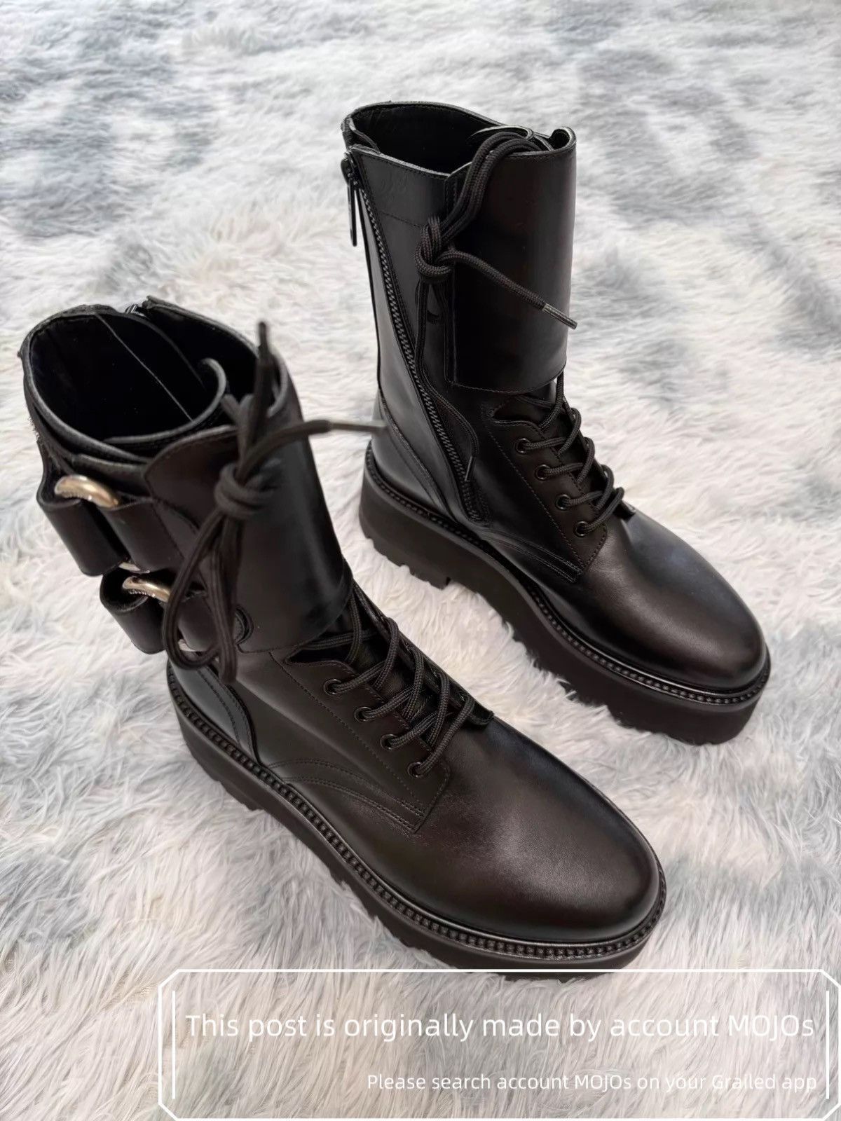 Celine × Hedi Slimane 19SS 40mm Python Jacno Zipped Boots sz41.5