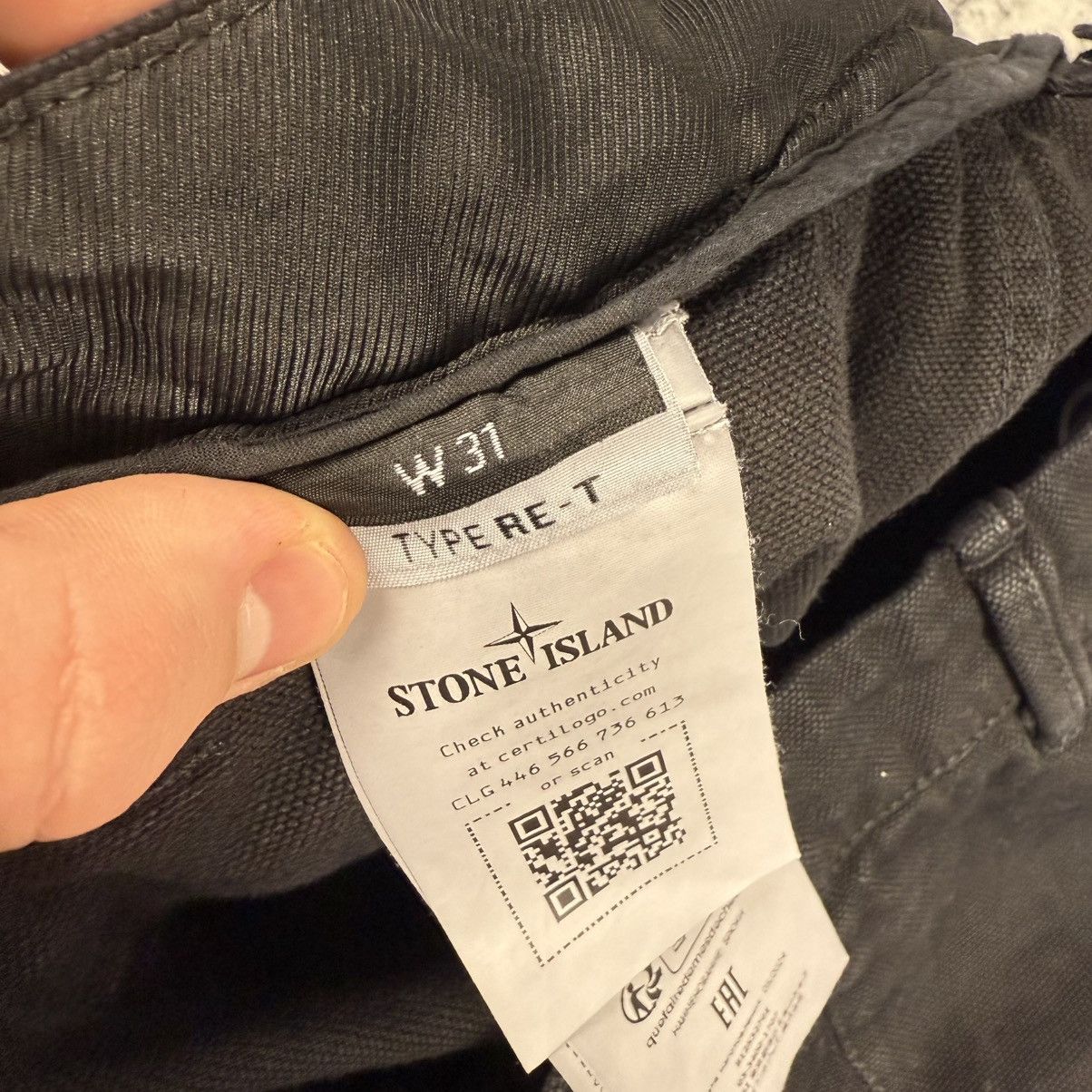 Stone Island Stone Island Patch Program ‘Black’ Pants Size US 31 - 9 Thumbnail