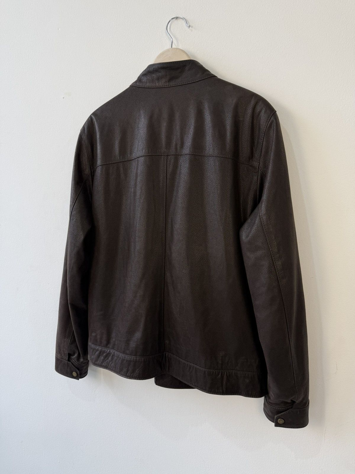 Marlboro Classics Malboro Classics Vintage 90s Brown Leather Jacket Size US XXL / EU 58 / 5 - 9 Thumbnail