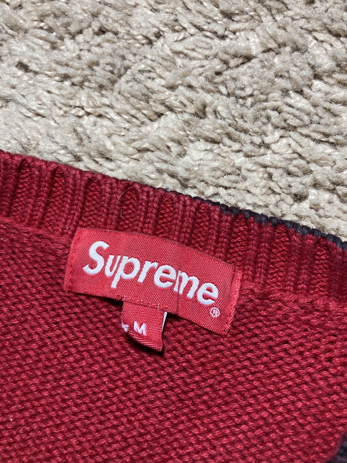 Supreme FW19 Supreme Is Love Smiths Meat is Murder Knit Red Album 80 Size US M / EU 48-50 / 2 - 3 Thumbnail