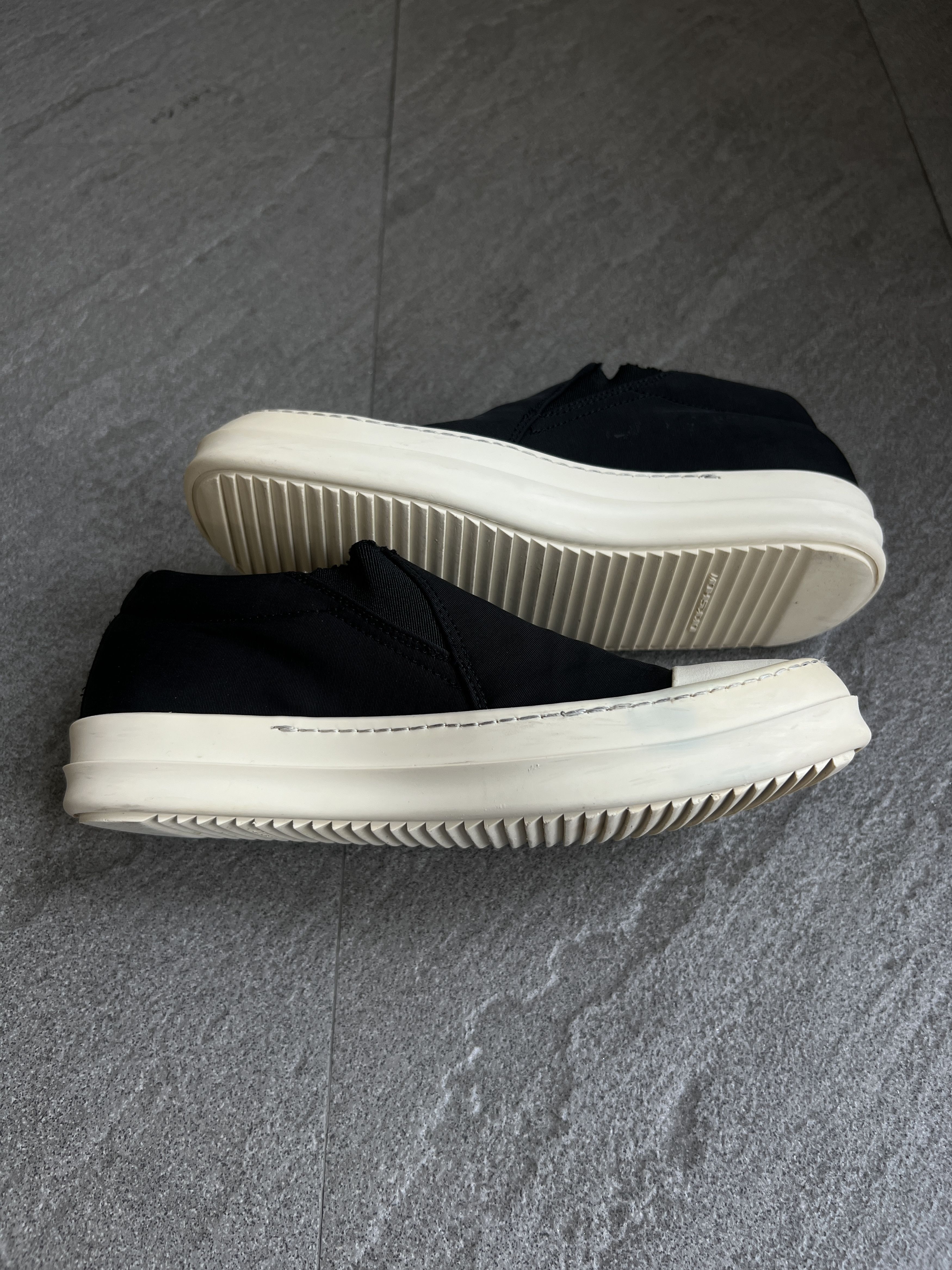 Rick Owens Drkshdw Rick Owens DRKSHDW Slip On Sneakers Black EU37 Size US 7 / IT 37 - 8 Thumbnail