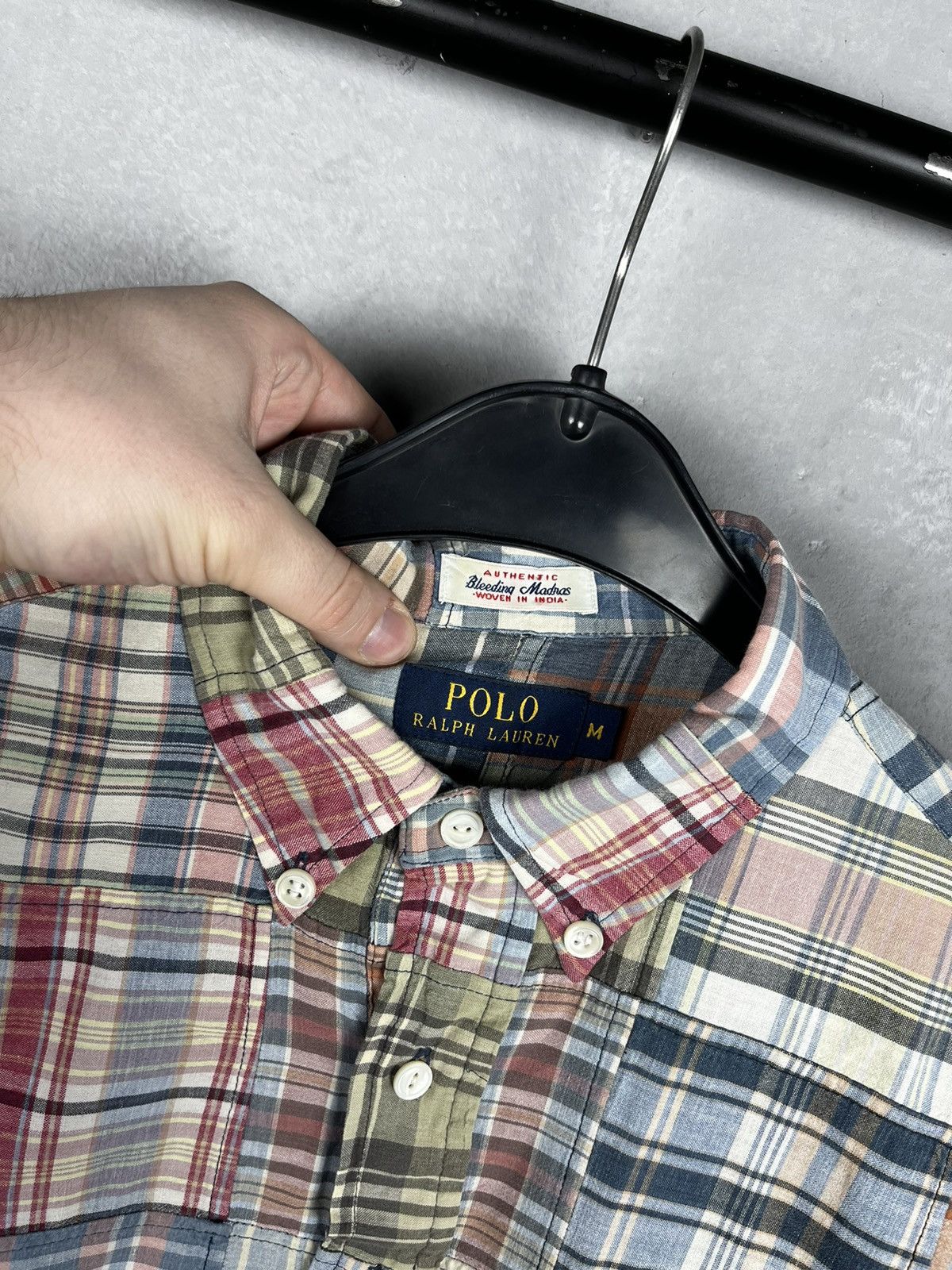 Polo Ralph Lauren × RRL Ralph Lauren × Ralph Lauren Ralph Lauren Classic Fit Patchwork Shirt Size US M / EU 48-50 / 2 - 3 Thumbnail