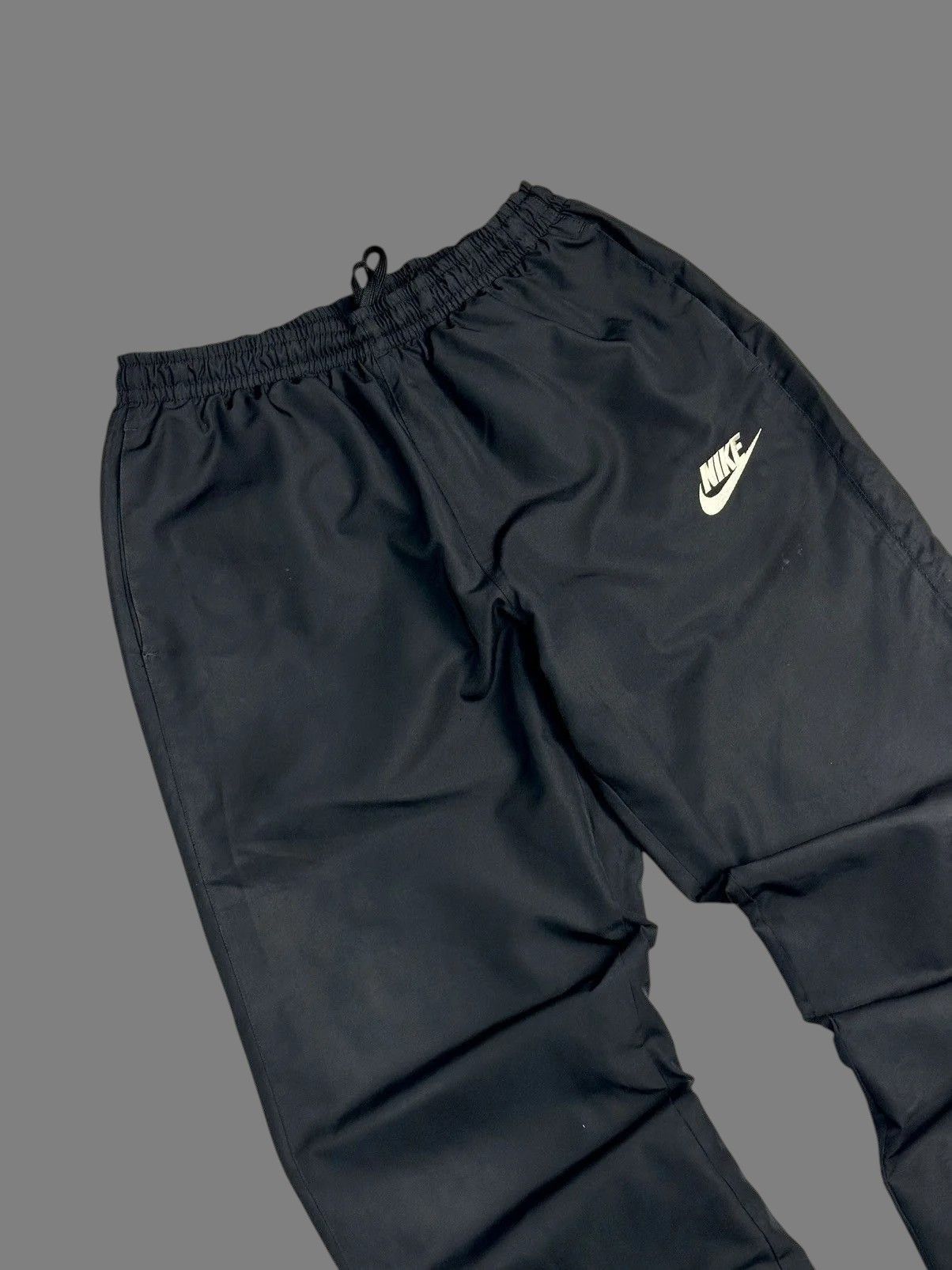 Nike Nike Black Swoosh Joggers Y2K Track Pants Minimal Size US 32 / EU 48 - 4 Thumbnail