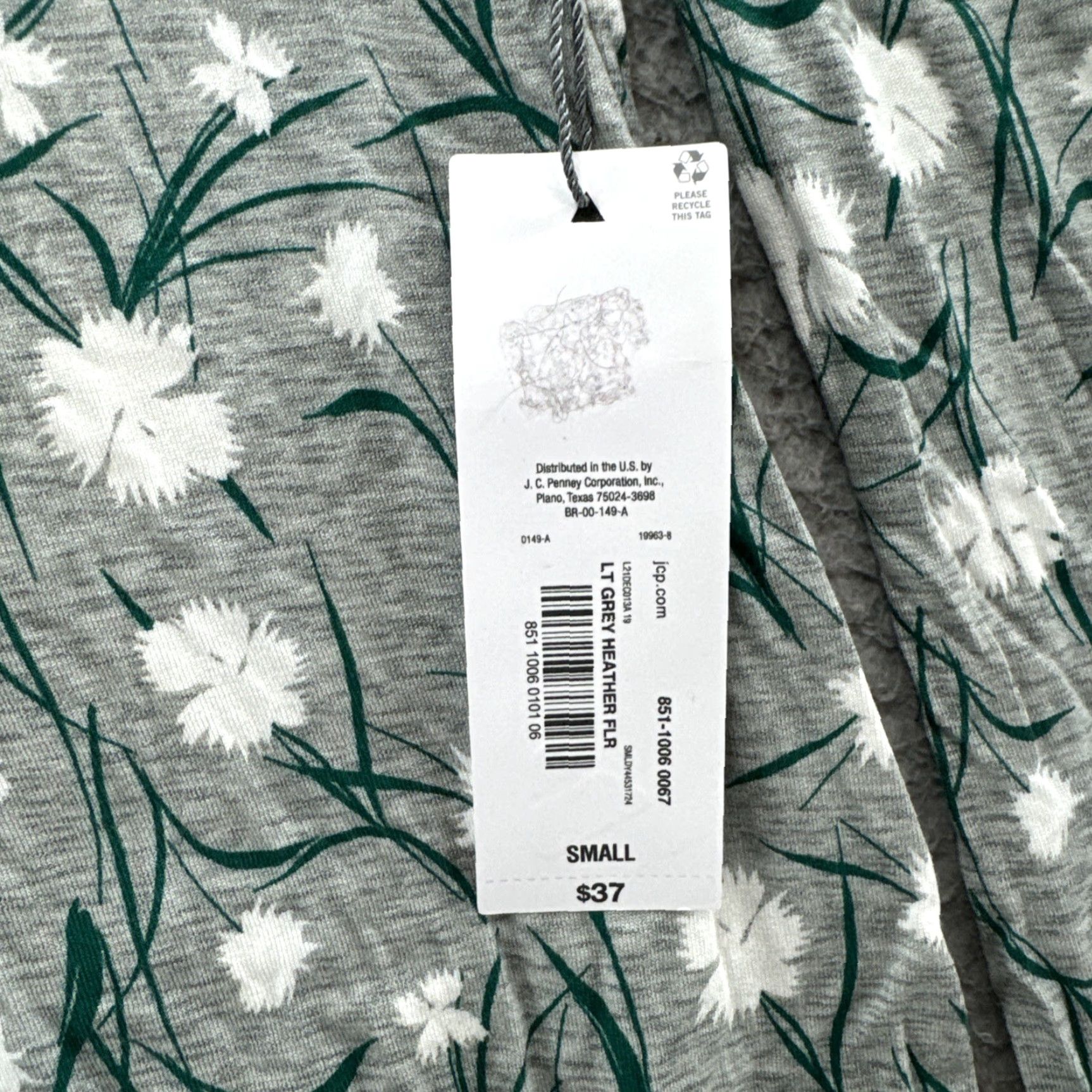 Liz Claiborne Liz Claiborne Blouse Women Long Sleeve Floral Print Rayon Blend Top New S Multicolor V-Neck Button Ruffle Womens Size S / US 4 / IT 40 - 3 Thumbnail