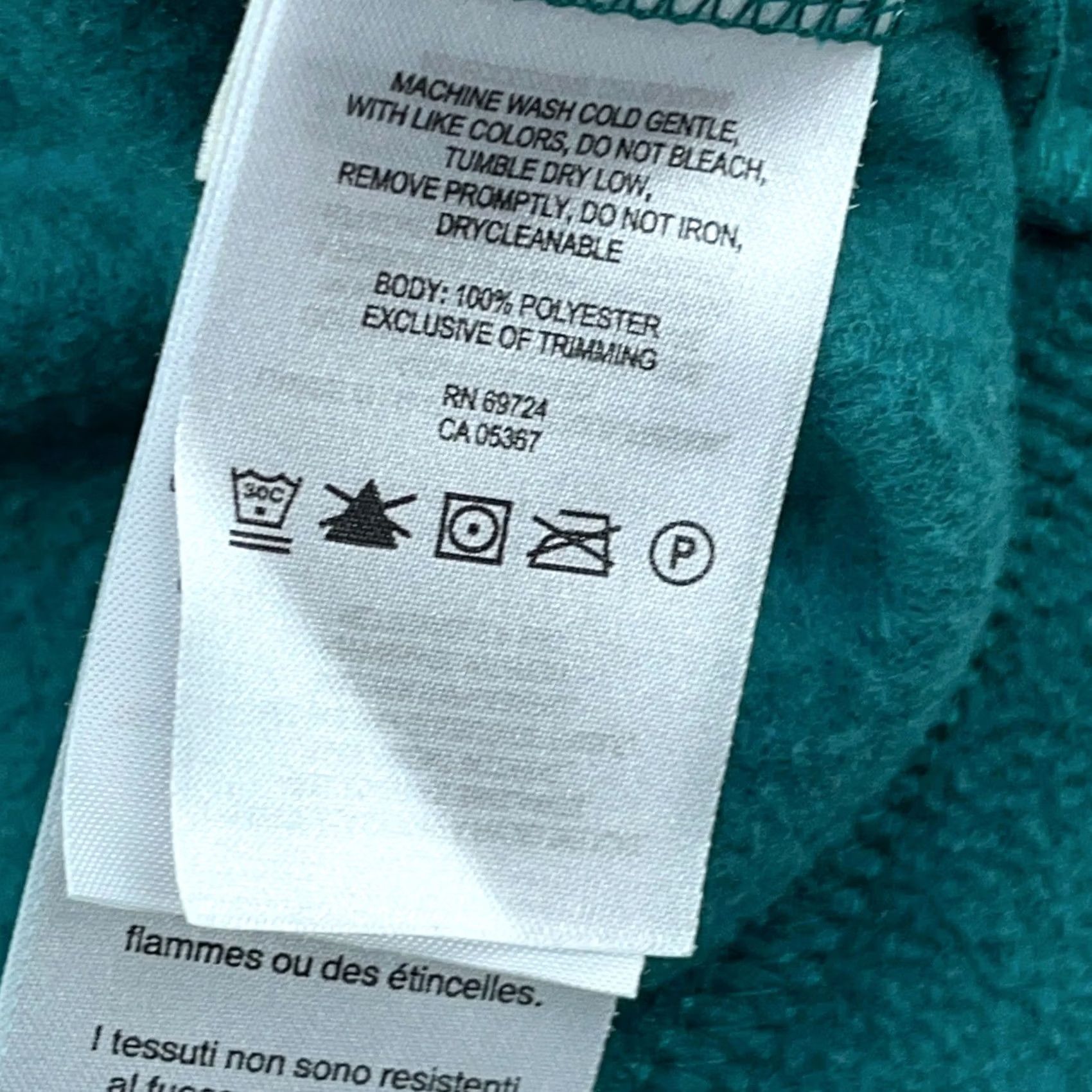 Altea Columbia Sweater Womens 1X Blue Jacket Women Teal Fleece Full Zip Brenton Springs Hike Size XL / US 12-14 / IT 48-50 - 3 Thumbnail