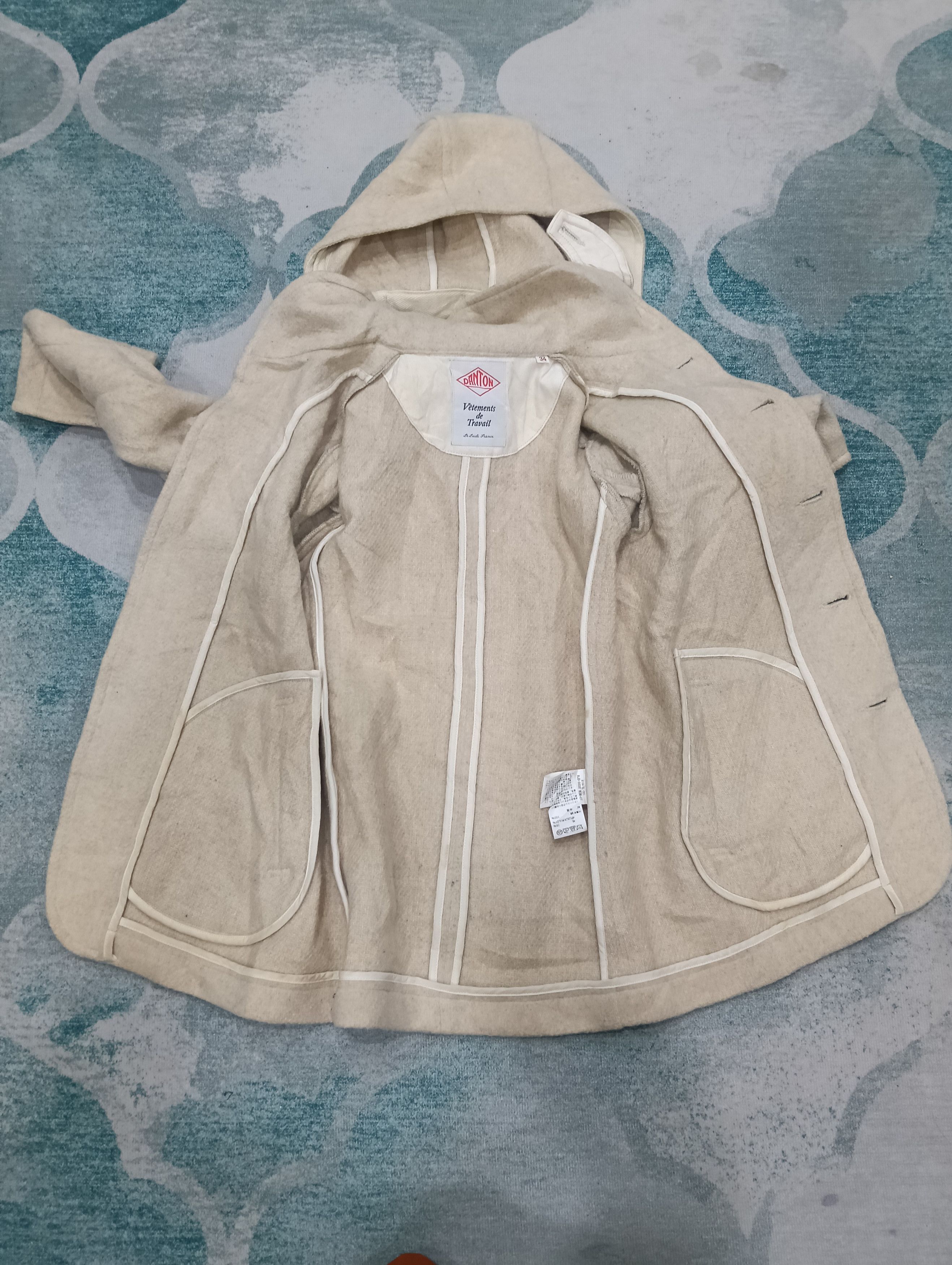 Beauty Beast × Danton × Japanese Brand Danton Wool Jacket Hooded Size US M / EU 48-50 / 2 - 4 Thumbnail