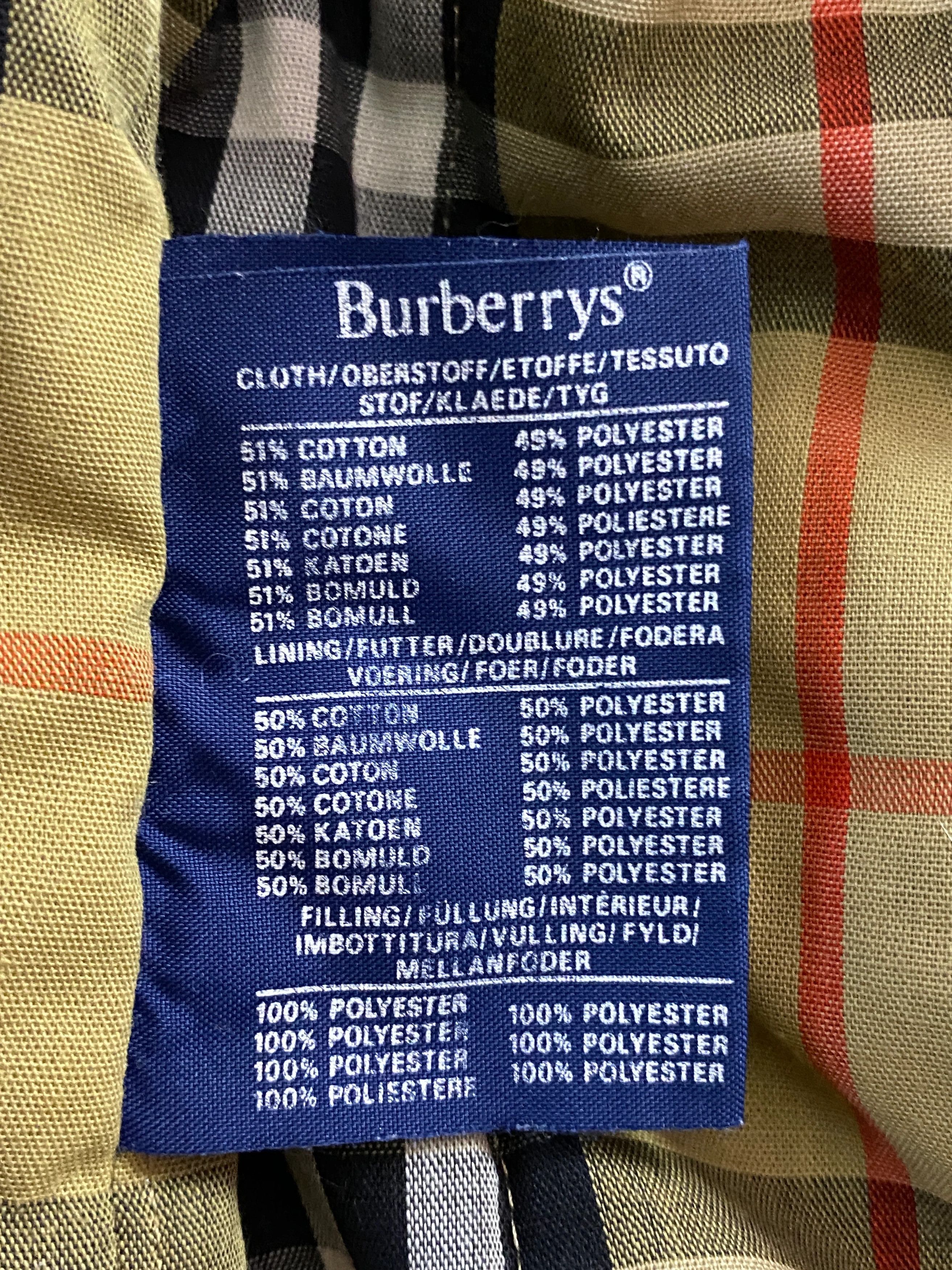 Burberry 80s Burberrys Vintage Women's Coat - L Size L / US 10 / IT 46 - 8 Thumbnail