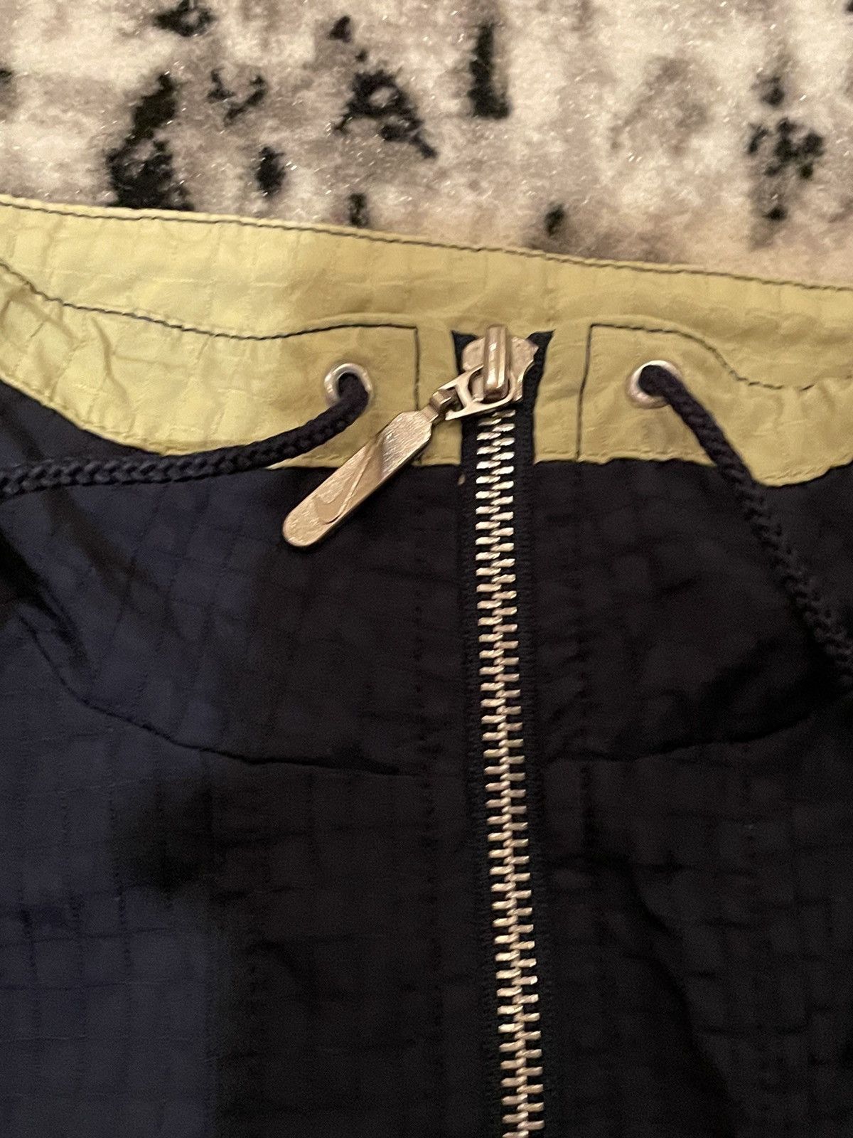 Nike × Vintage Vintage Nike Y2K Distressed central swoosh Anorak jacket Size US XL / EU 56 / 4 - 8 Thumbnail
