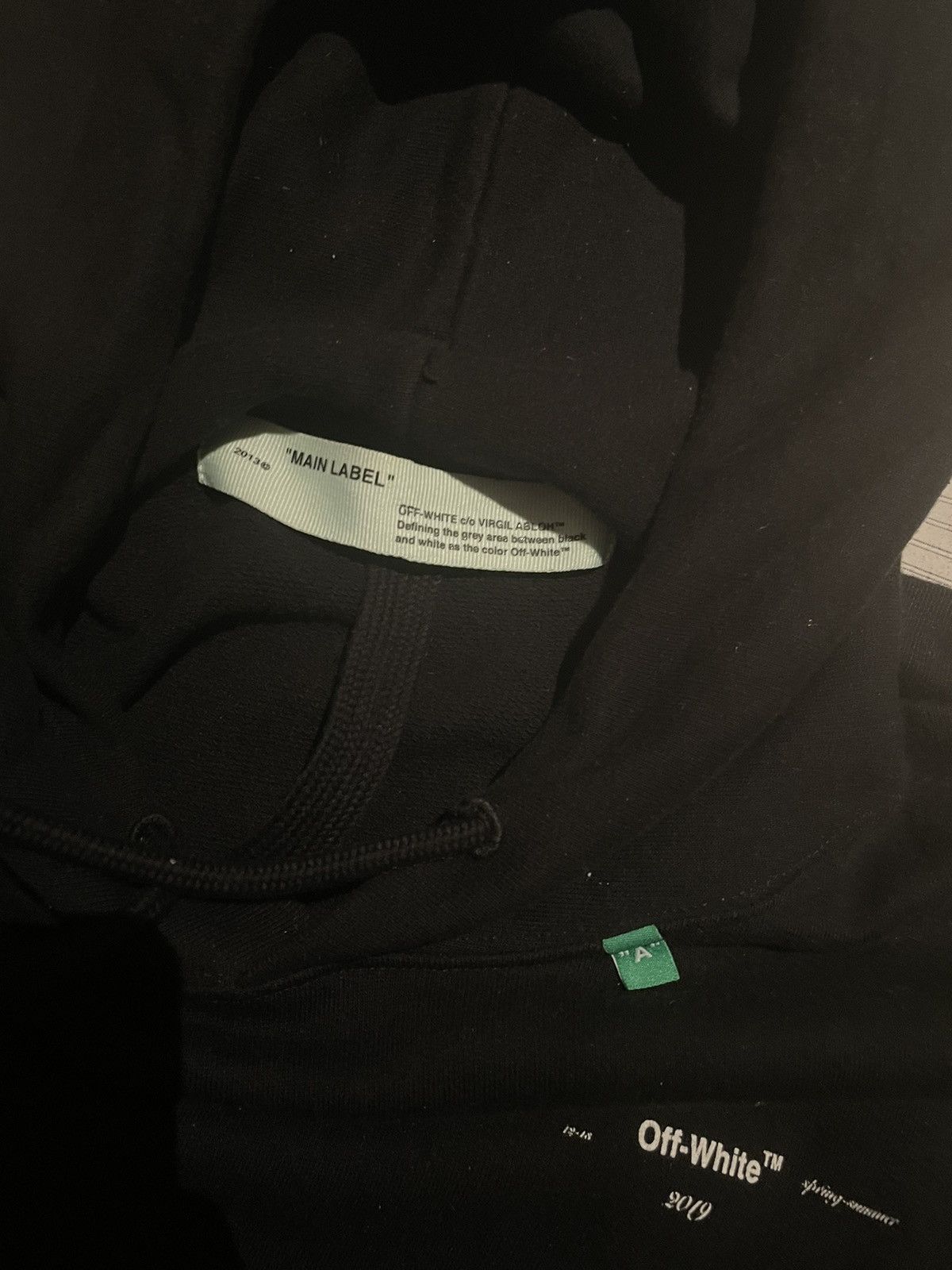 Off-White Off White Impressionism Black/Pink Hoodie Size US M / EU 48-50 / 2 - 3 Thumbnail