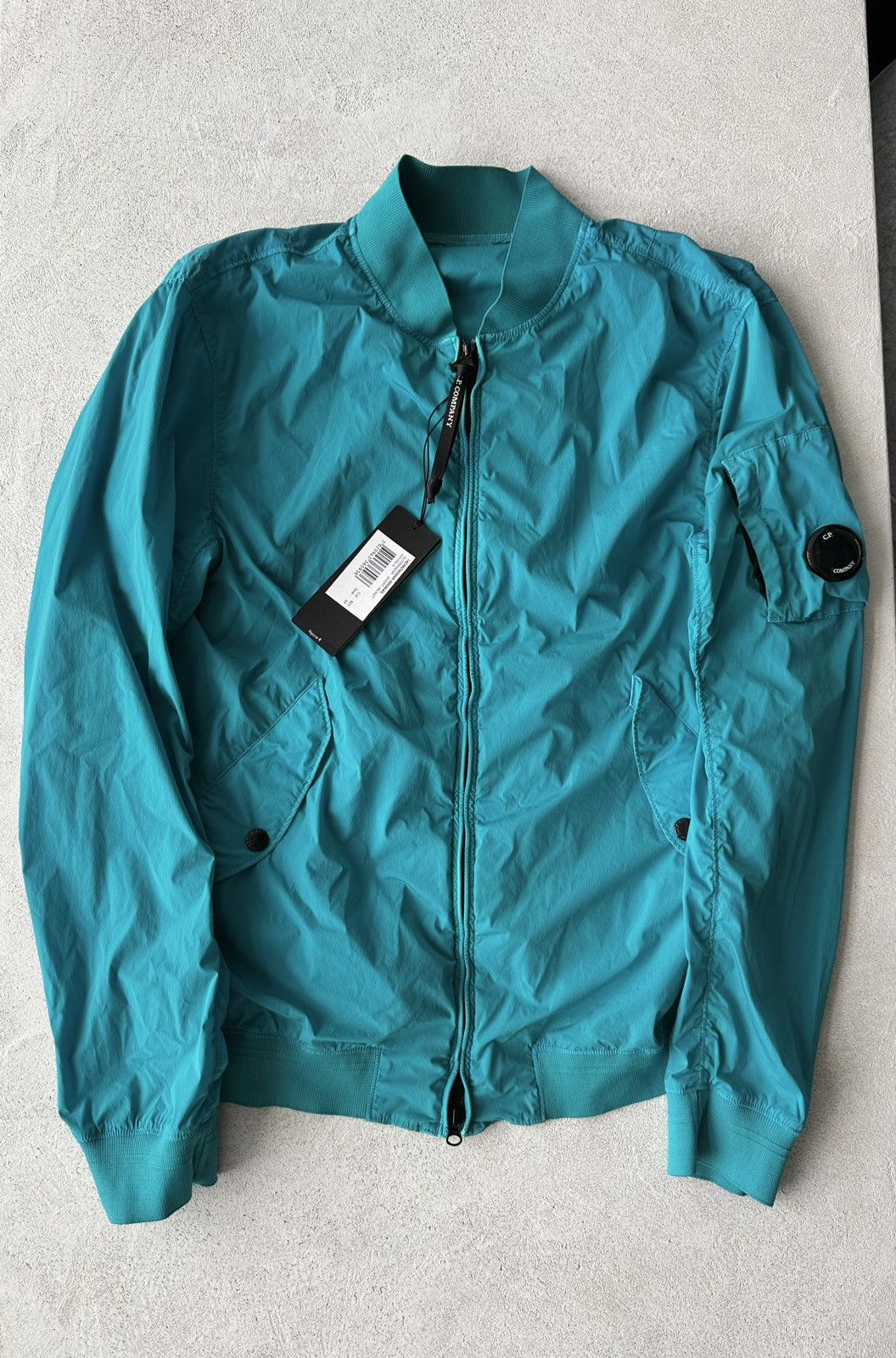 C.P. Company C.P Company Nycra-R Bomber Jacket Turquoise Size US XXL / EU 58 / 5 - 3 Thumbnail