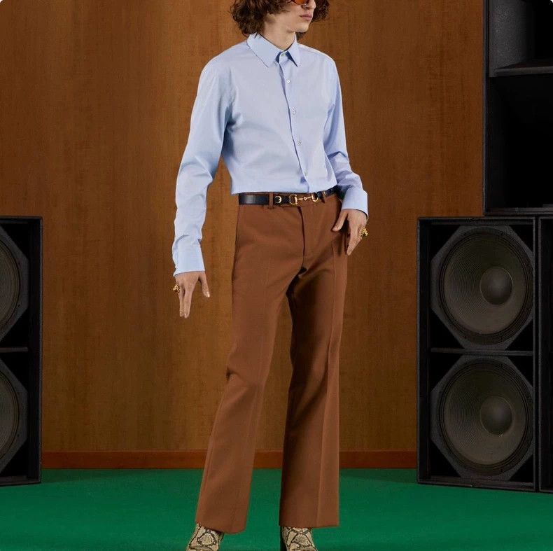 Gucci Gucci Suze 15+ Blue long-sleeved shirt size 15+ 2502-Nexta Size US XS / EU 42 / 0 - 6 Thumbnail