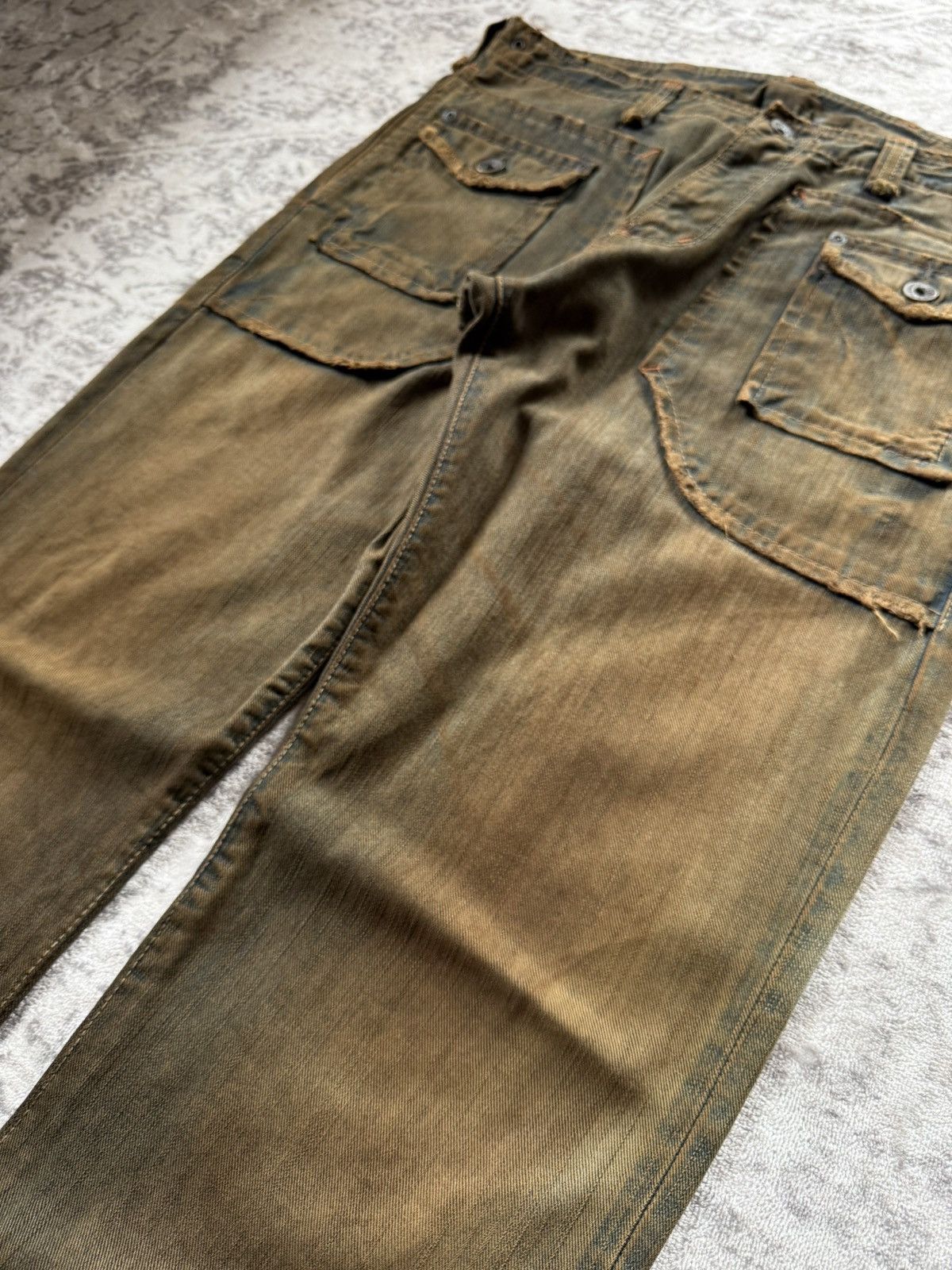 Edwin Edwin XV OG Bush Pocket Mud Wash Work Wear Style Jeans Size US 34 / EU 50 - 7 Thumbnail