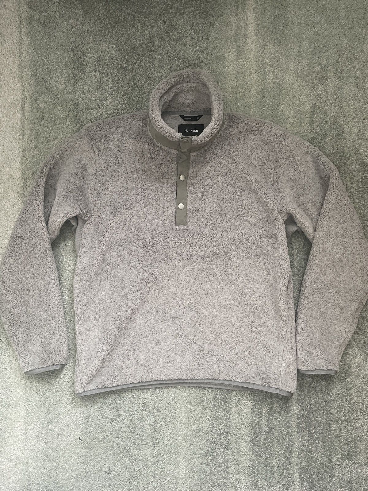 Haven HAVEN Alpine Pullover - Polartec® High Loft™ Fleece Stone Size US L / EU 52-54 / 3 - 1 Thumbnail