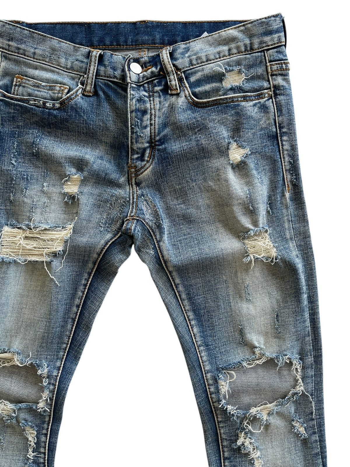 MNML MNML Distressed Stretch Skinny Denim Size US 30 / EU 46 - 7 Thumbnail