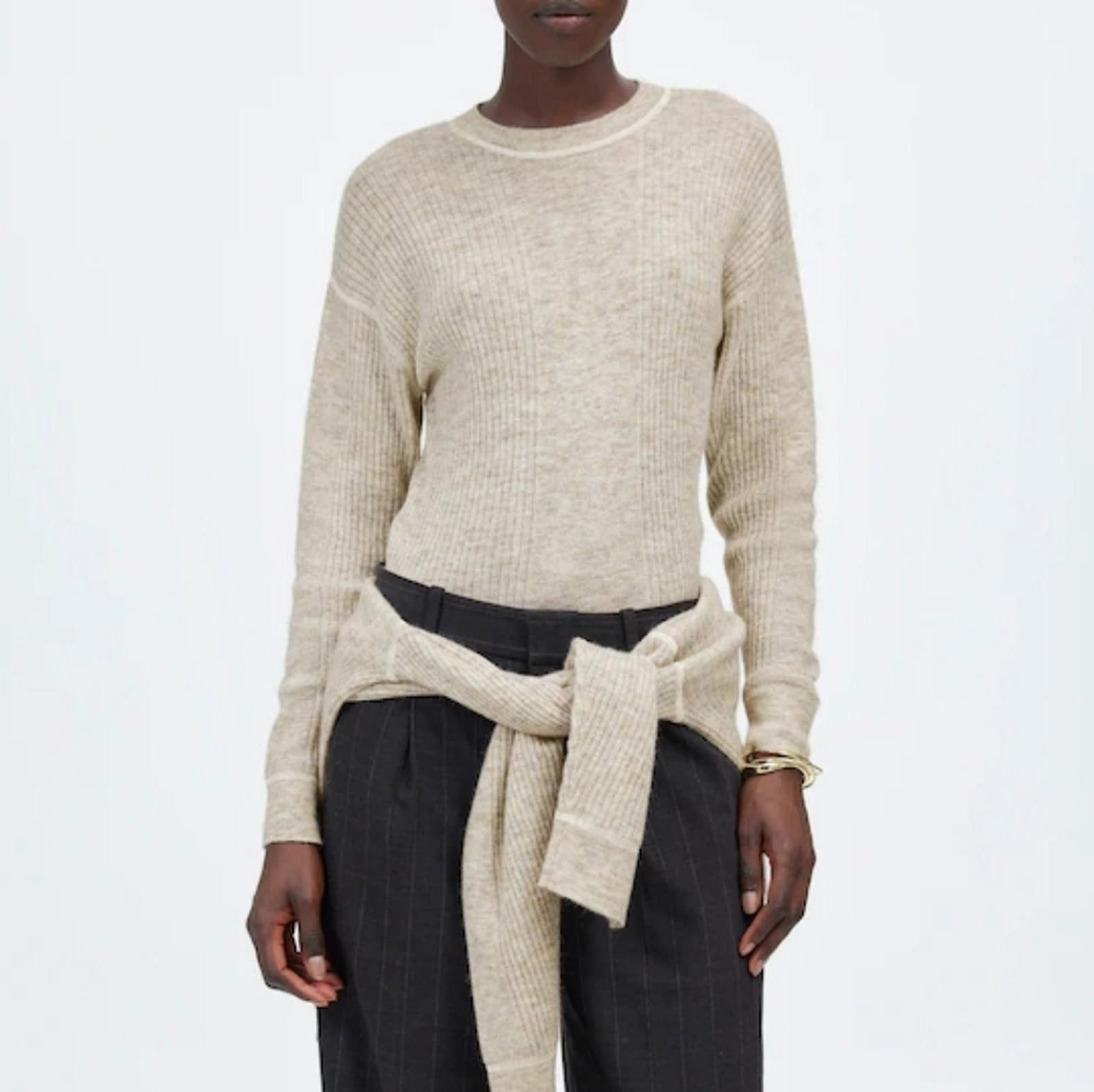 Madewell Madewell Crewneck Alpaca Blend Rib Women's Sweater Size XXS / US 00 / IT 34 - 1 Thumbnail