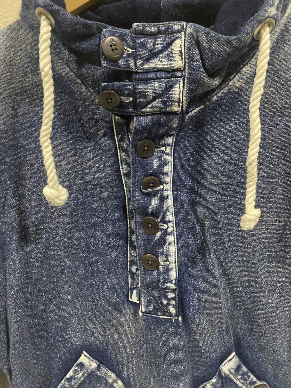 ABAHOUSE ABAHOUSE Indigo Kapital Sailor Hoodie Size US S / EU 44-46 / 1 - 5 Thumbnail
