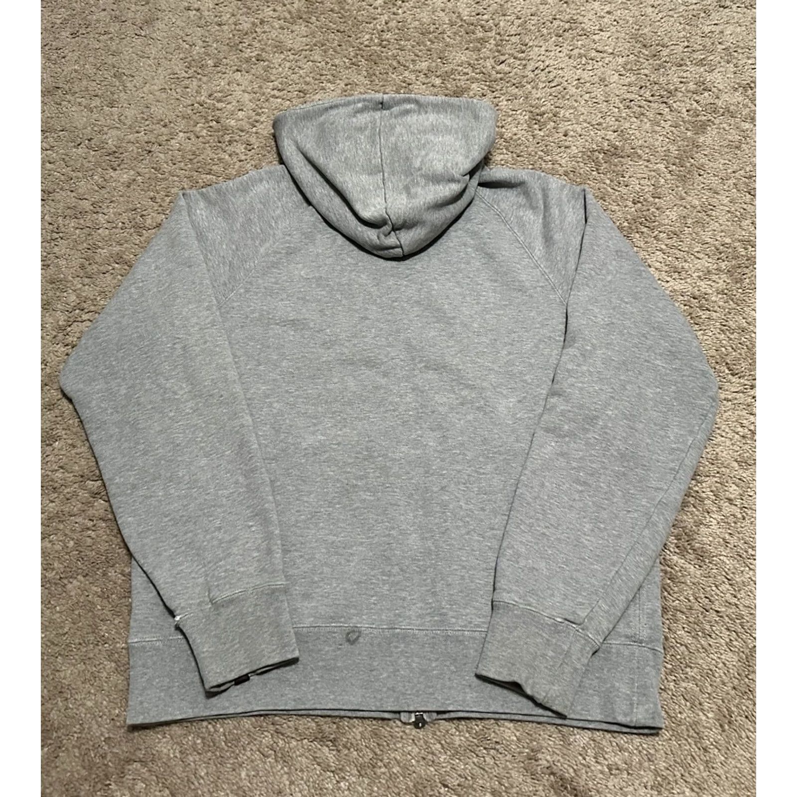 Nike VINTAGE Nike Hoodie Mens Medium Full Zip Sportswear Skater Grunge Gray Y2K Size US M / EU 48-50 / 2 - 6 Thumbnail