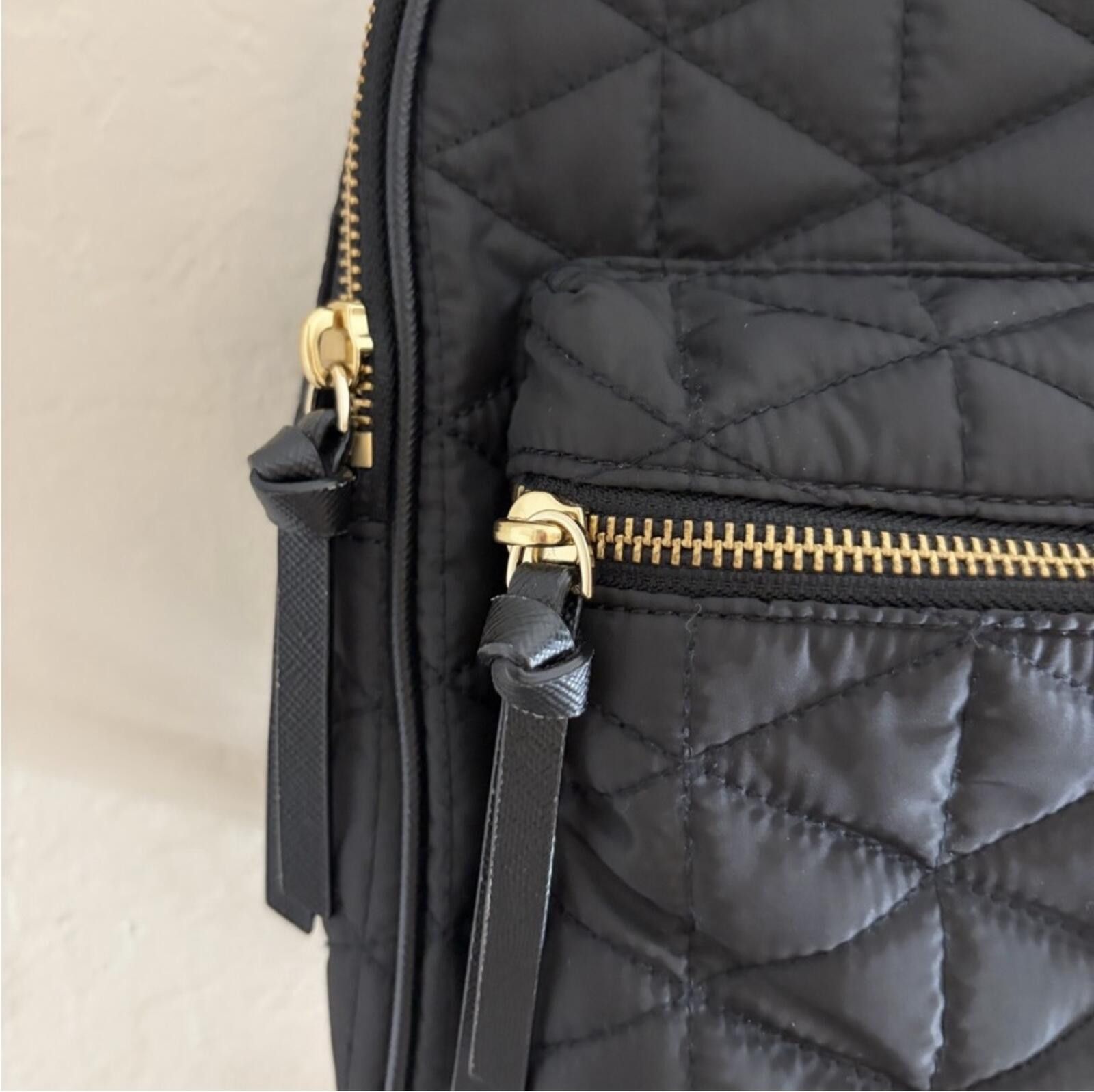 Other Kate Spade Black Quilted Backpack Size ONE SIZE - 8 Thumbnail