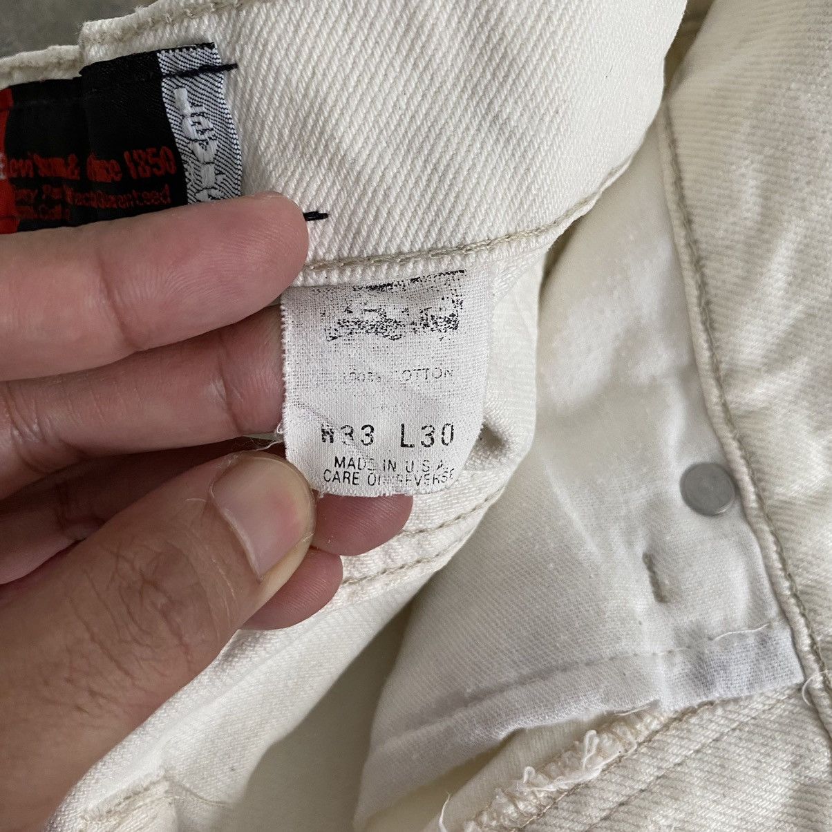 Levi's VTG 1993 Levis Silvertab Loose Baggy Denim Shorts Jorts Size US 32 / EU 48 - 22 Thumbnail