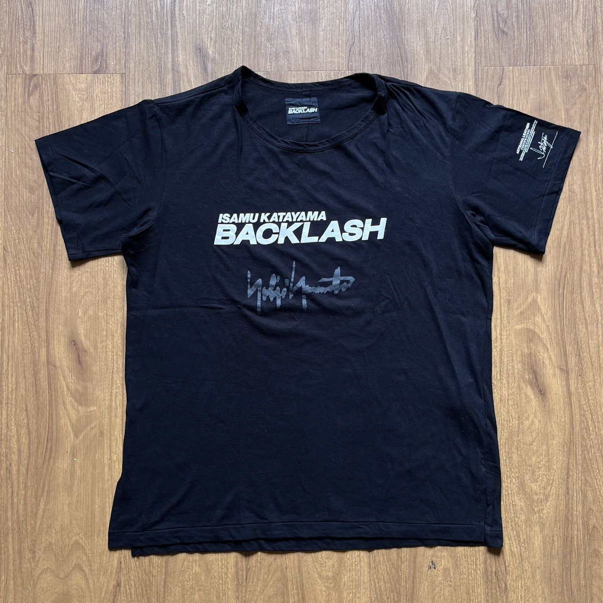Isamu Katayama Backlash × Yohji Yamamoto Isamu Katayama Backlash x Yohji Yanamoto Tshirt Size US L / EU 52-54 / 3 - 1 Thumbnail