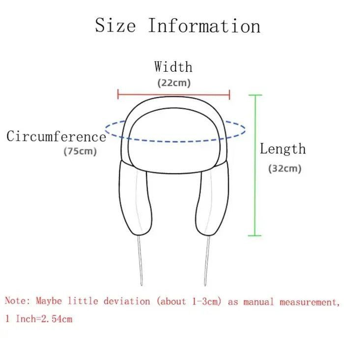 Japanese Brand × Vintage Y2K Cartoon Anime Domo Kun Hat Ushanka Hat Cute Winter Hat Size ONE SIZE - 3 Thumbnail