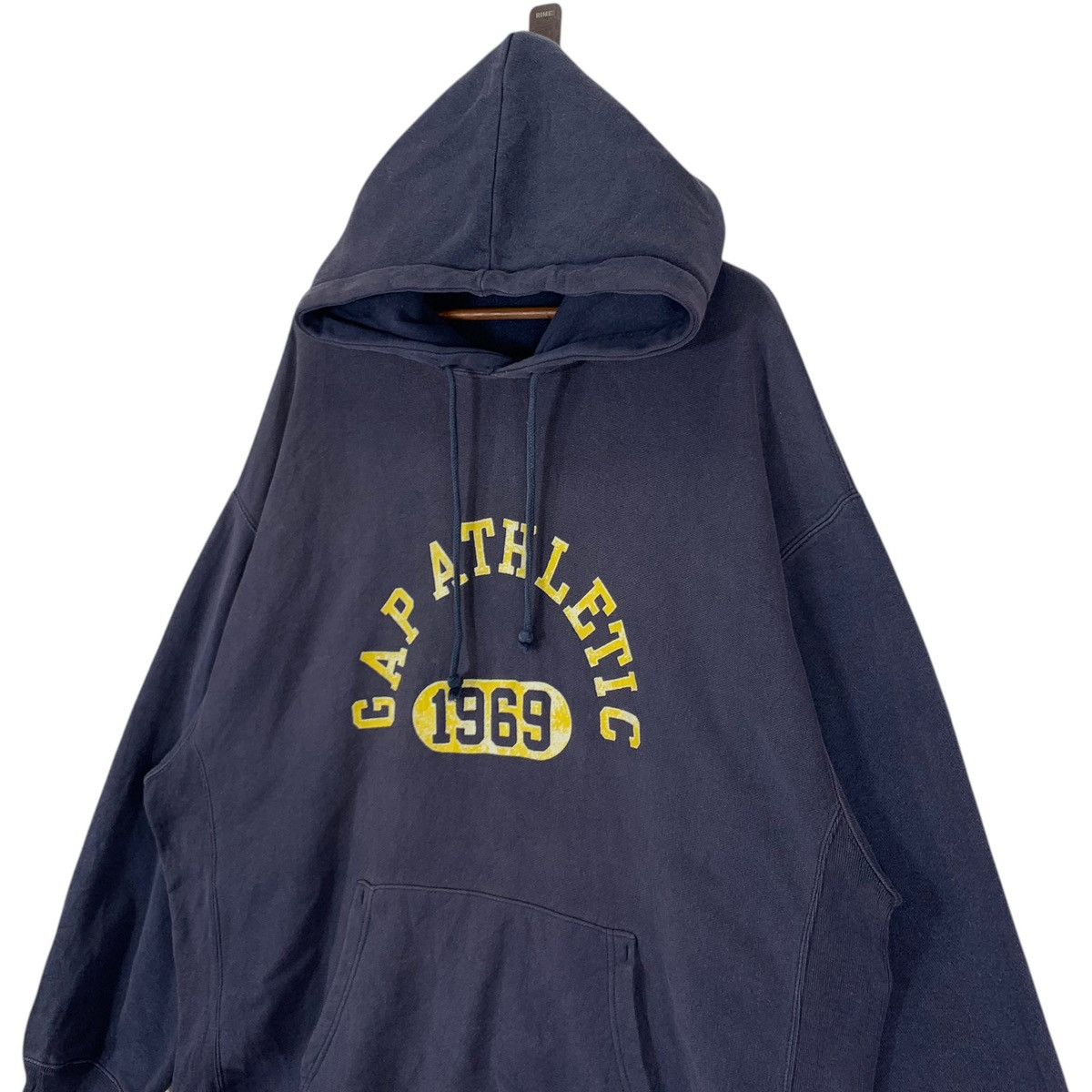 Gap × Vintage VINTAGE GAP ATHLETIC HOODIE SWEATER Size US XL / EU 56 / 4 - 4 Thumbnail
