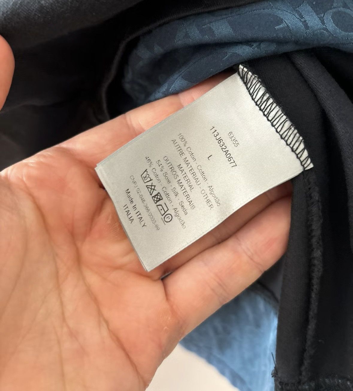 Dior Dior oblique tee Size US L / EU 52-54 / 3 - 4 Thumbnail