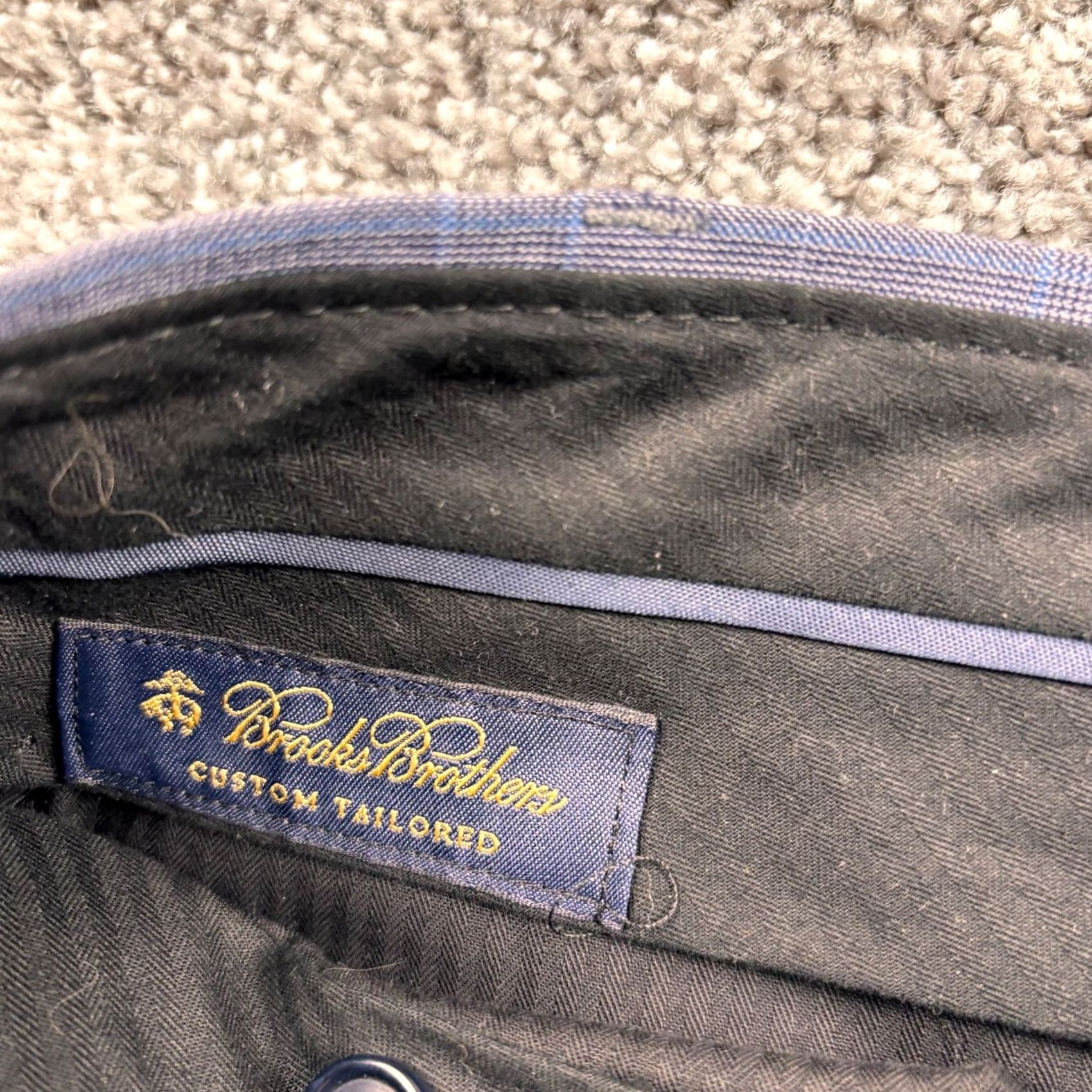 Brooks Brothers Brooks Brothers Pants 34x28 Gray Windowpane Wool Dress Slacks Flat Front Pants Mens Regular Gray Windowpane Wool Dress Pants 34 28 Size US 34 / EU 50 - 3 Thumbnail