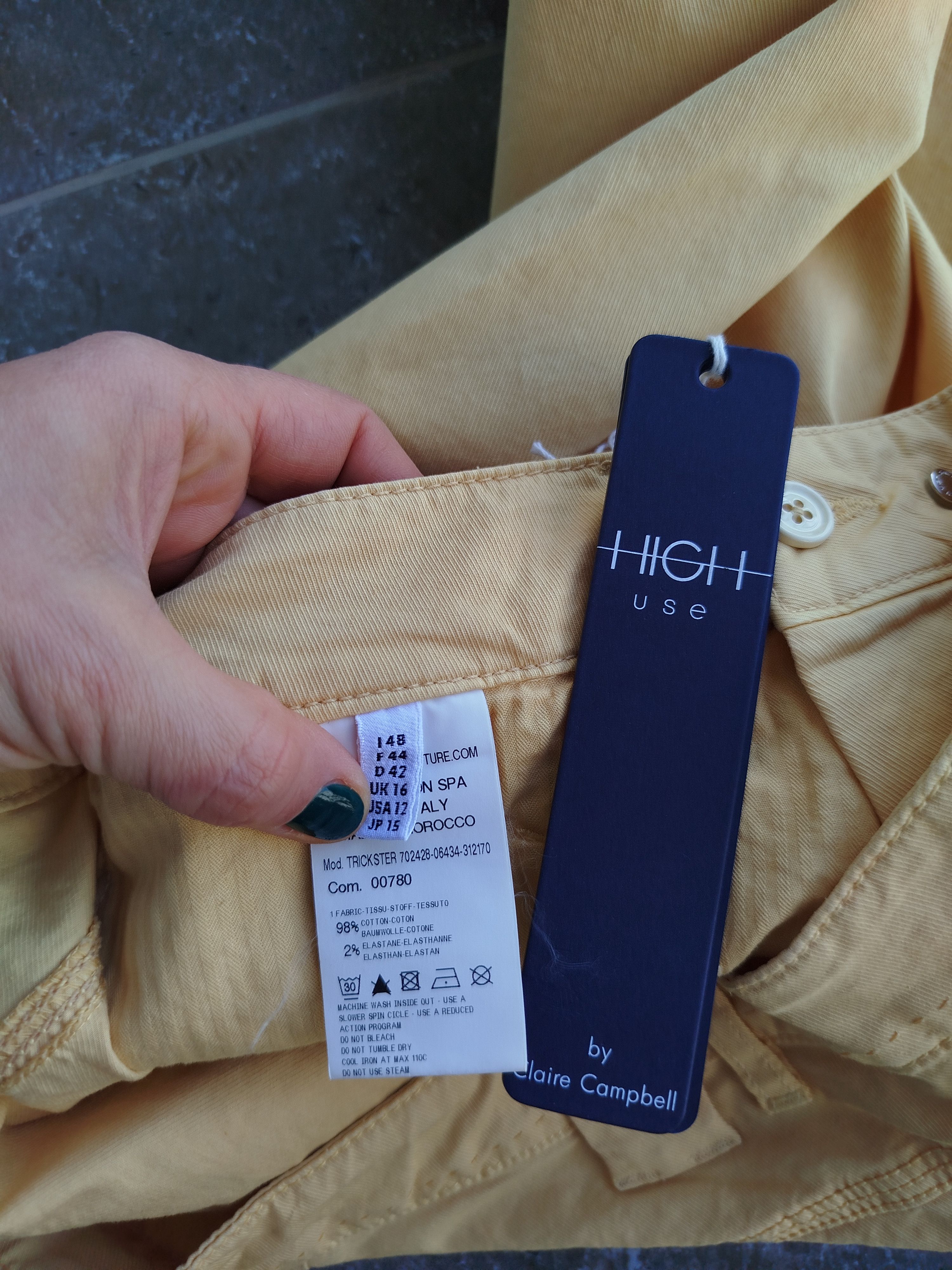 Marithe + Francois Girbaud HIGH USE Claire Campbell Pants Trousers Cotton Blend Size L Size 34" / US 12 / IT 48 - 16 Thumbnail