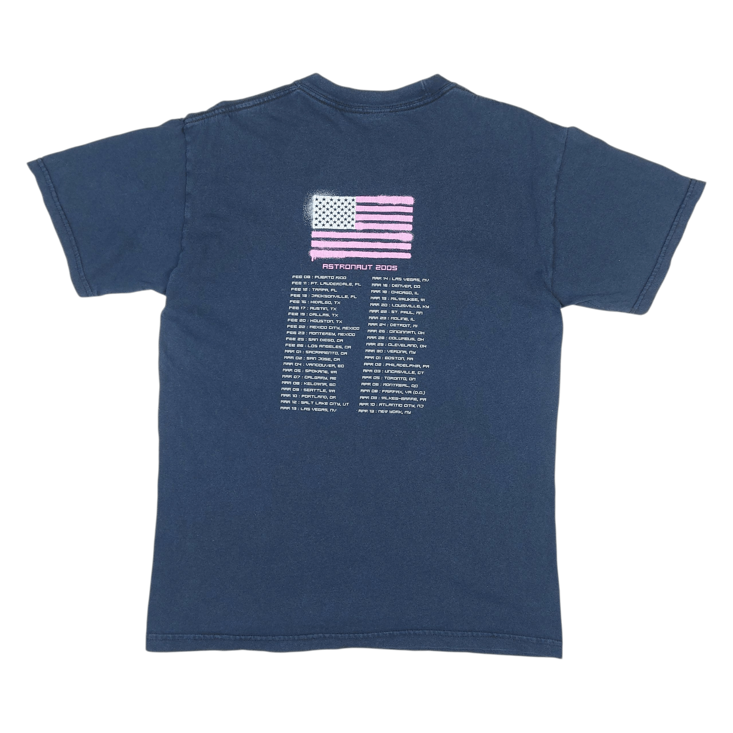 Band Tees × Vintage VTG 2005 Duran Duran Band Astronaut Tour Double-Sided TEE Size US M / EU 48-50 / 2 - 3 Thumbnail