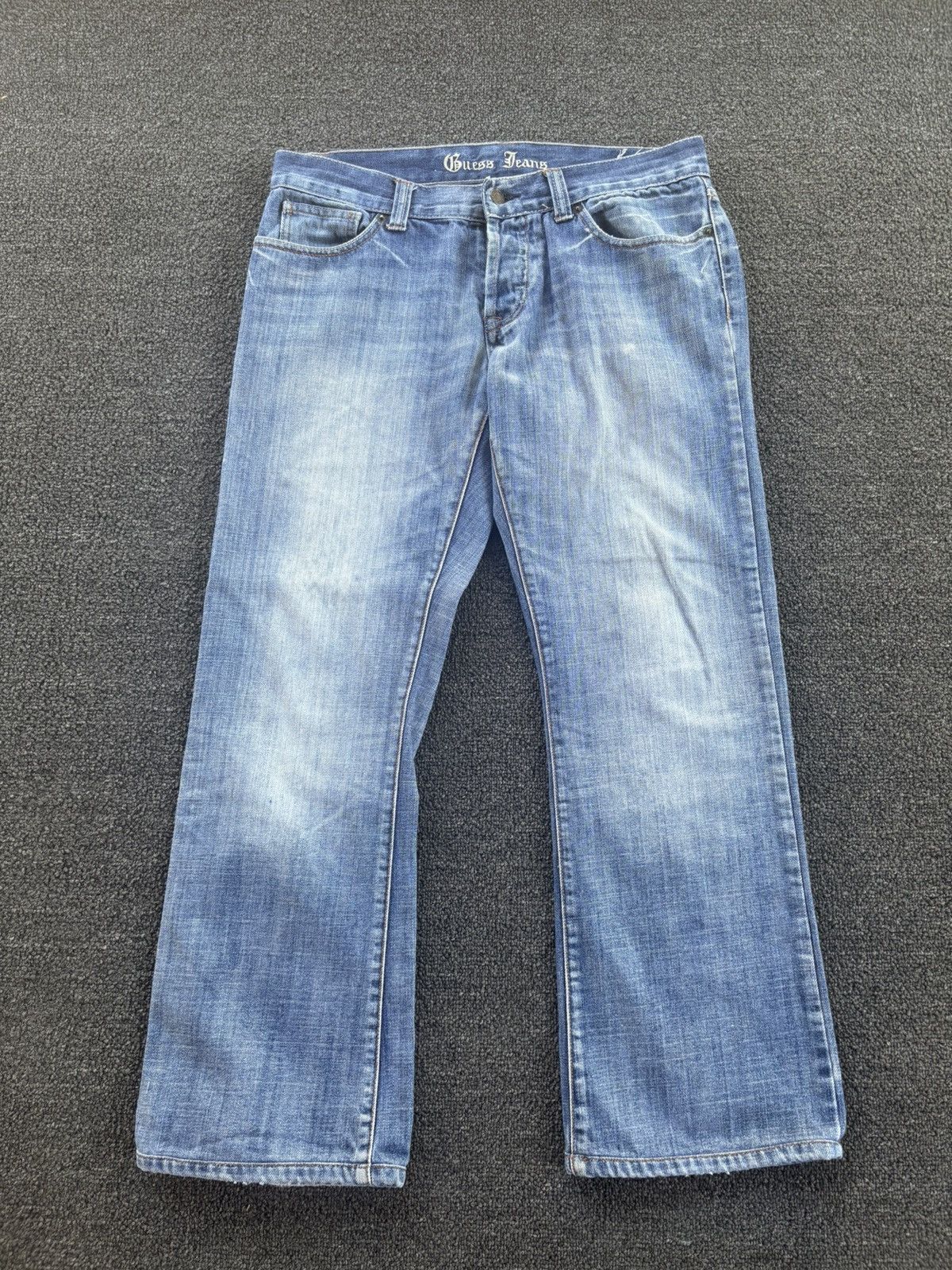 Vintage 90s Guess Jeans Bootcut — Size 32 — Made in HongKong