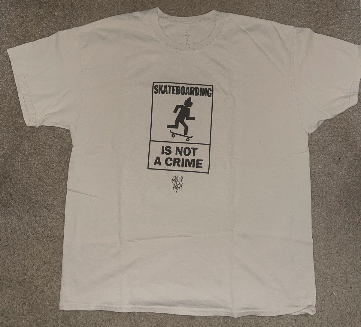 【TRAVIS SCOTT】NOT A CRIME T-SHIRT I Travis Scott Not A Crime Tee | Grailed