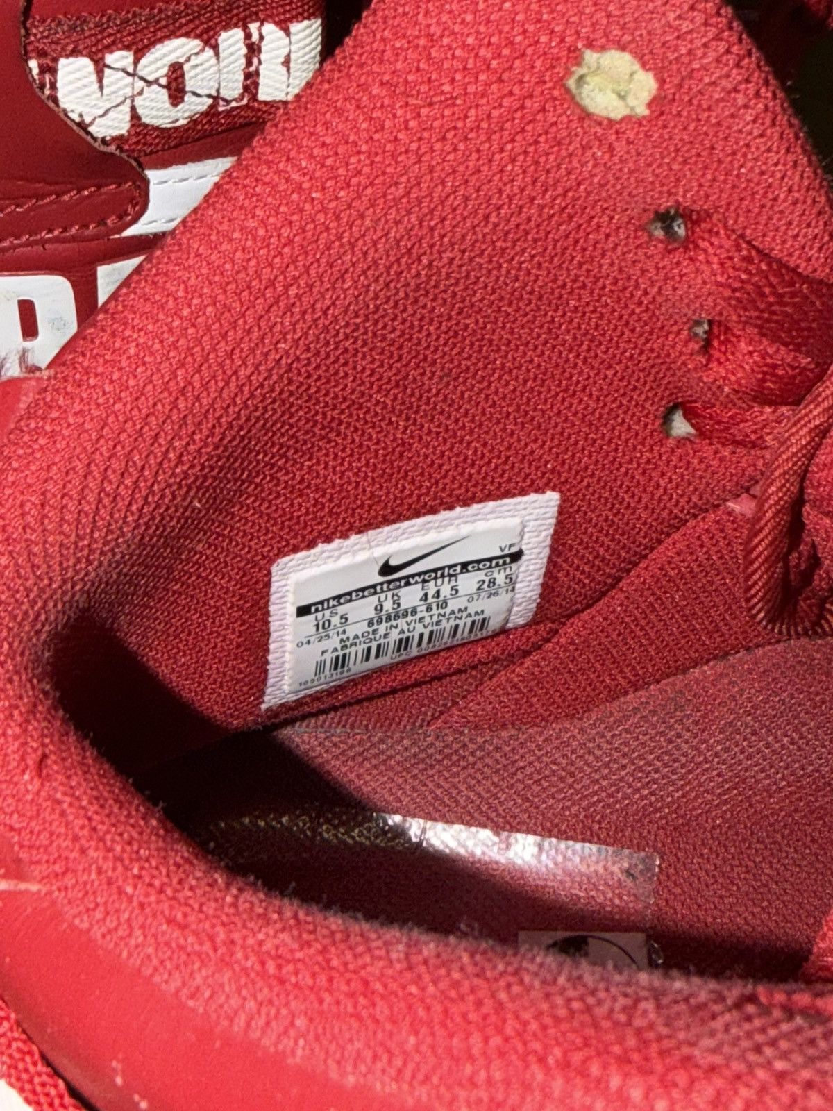 Nike × Supreme Supreme x Nike af1 high Size US 10.5 / EU 43-44 - 8 Thumbnail