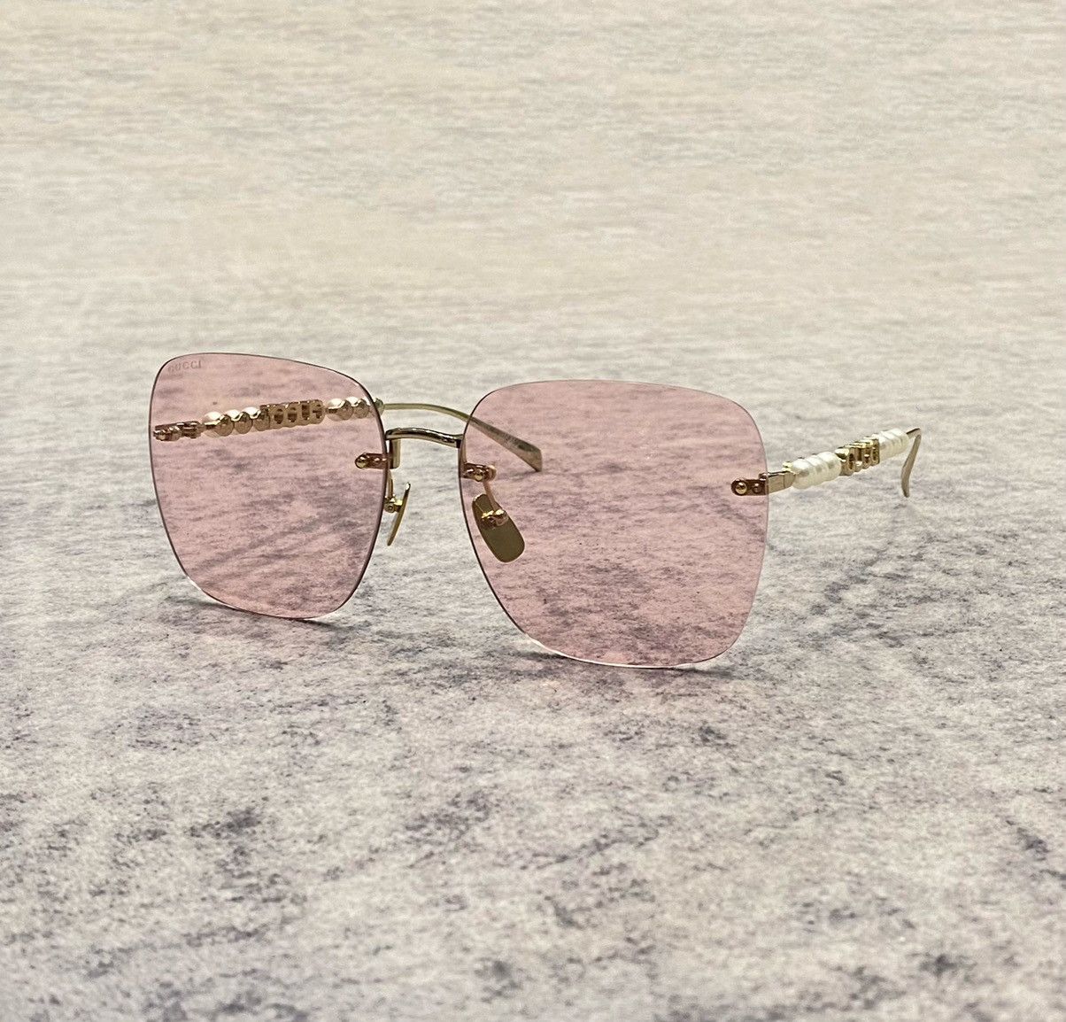 Gucci GUCCI GG1923SA 004 GOLD LIGHT PINK Size ONE SIZE - 1 Thumbnail