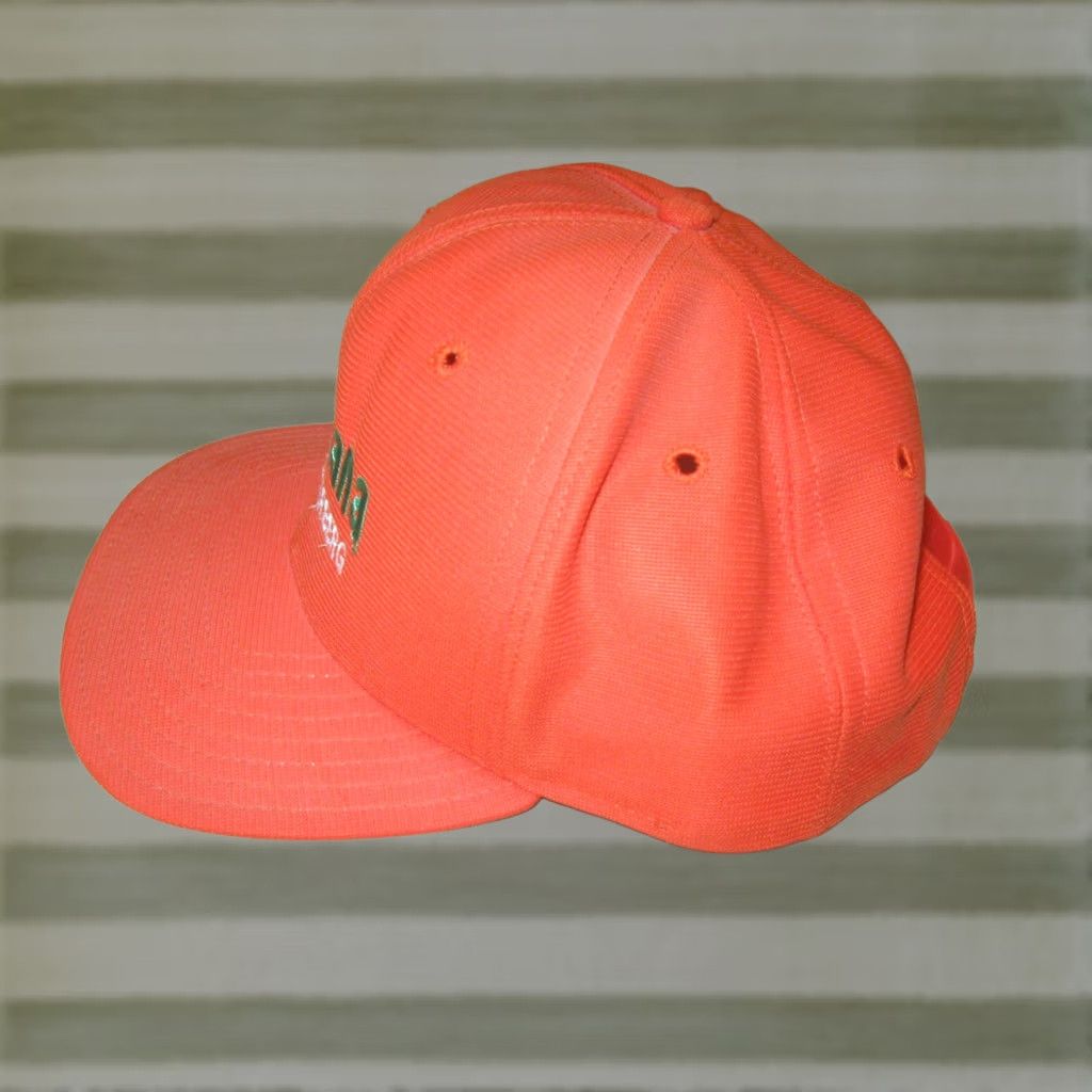 New Era VINTAGE New Era Pro Wolf Hat Cap One Size Men's M/L Orange Tropicana Trucker Hat Adjustable Embroidered Front 90s Theme Fruit Beverages Mens Size ONE SIZE - 1 Thumbnail