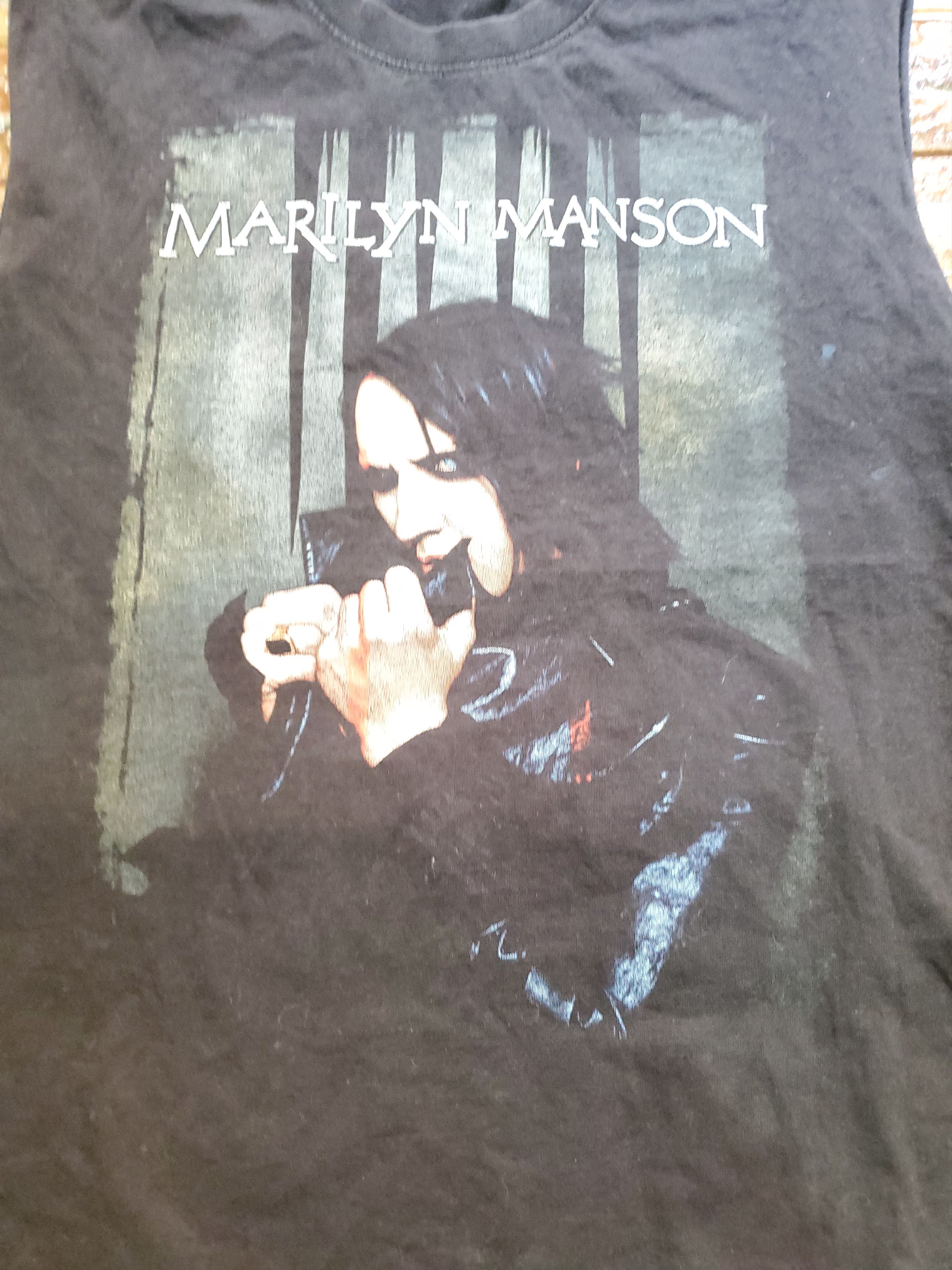 Vintage Marylin Manson T-Shirt Size US L / EU 52-54 / 3 - 5 Thumbnail