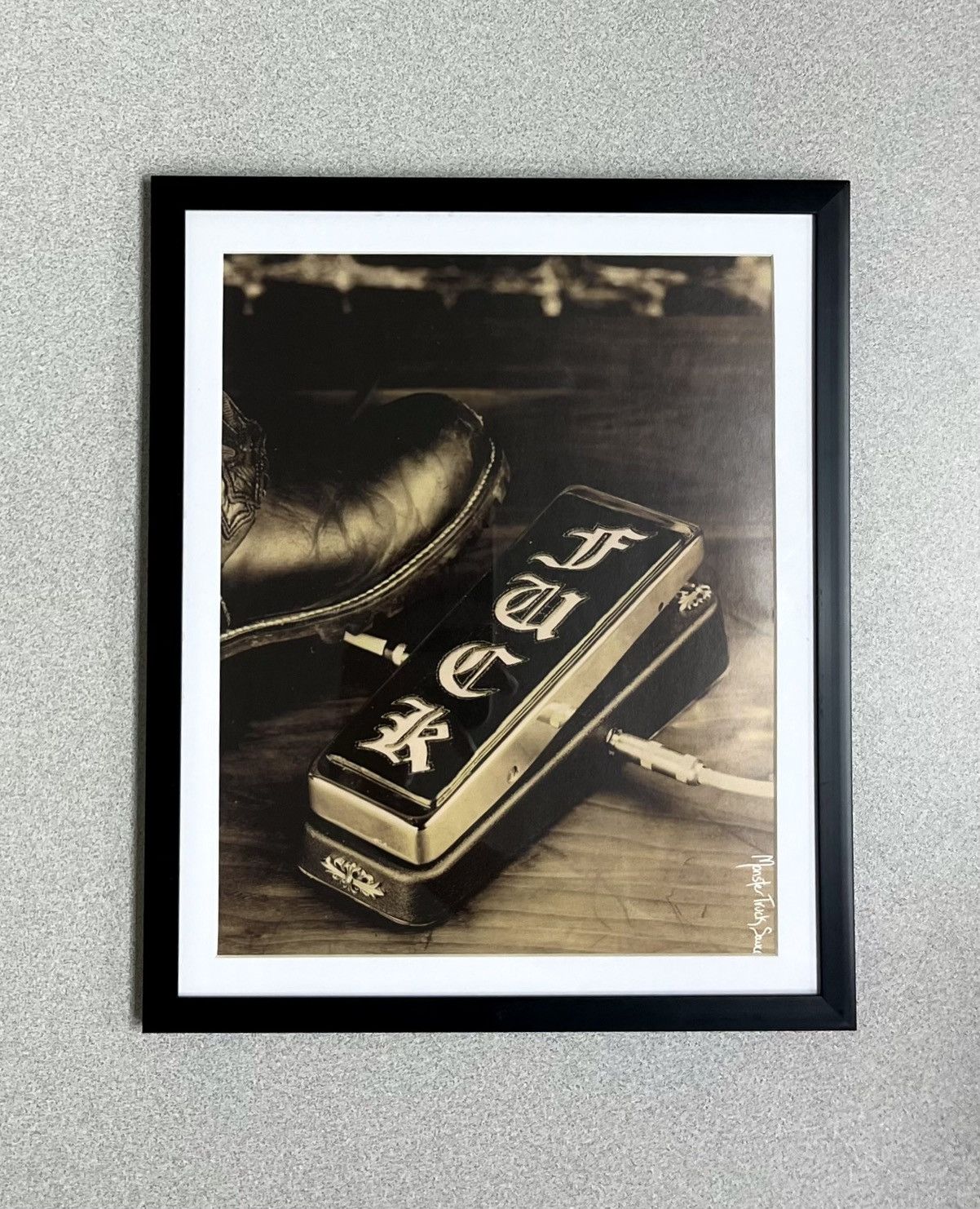 Chrome Hearts Chrome Hearts FU cutout Framed poster Size ONE SIZE - 1 Thumbnail