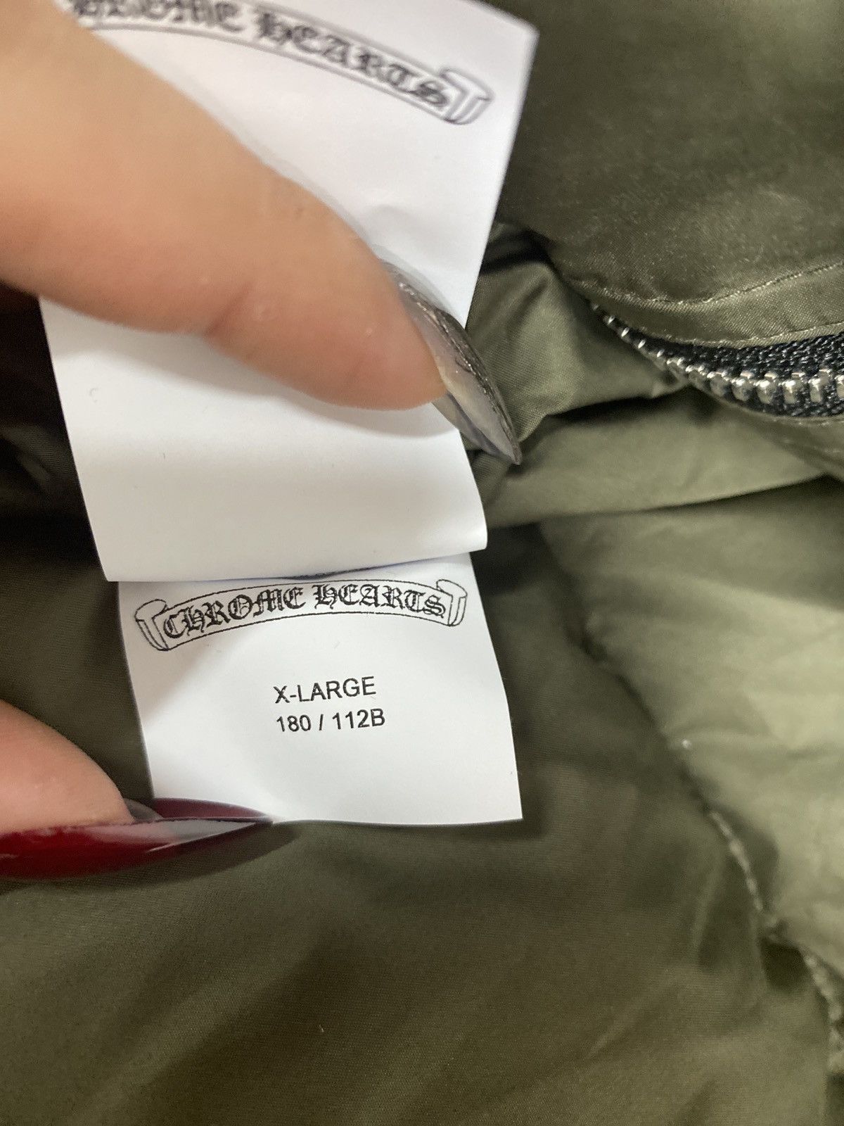 Chrome Hearts Chrome Hearts Tonal Monogram Cross Pattern Puffer Jacket Size US XXL / EU 58 / 5 - 5 Thumbnail
