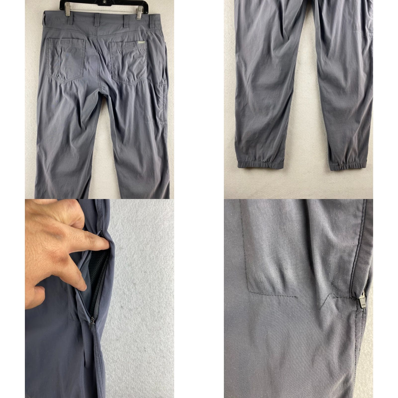 Eddie Bauer Eddie Bauer Pants Mens 36 Gray Hiking Moisture Wick Breathable Nylon Outdoor Size US 36 / EU 52 - 10 Thumbnail