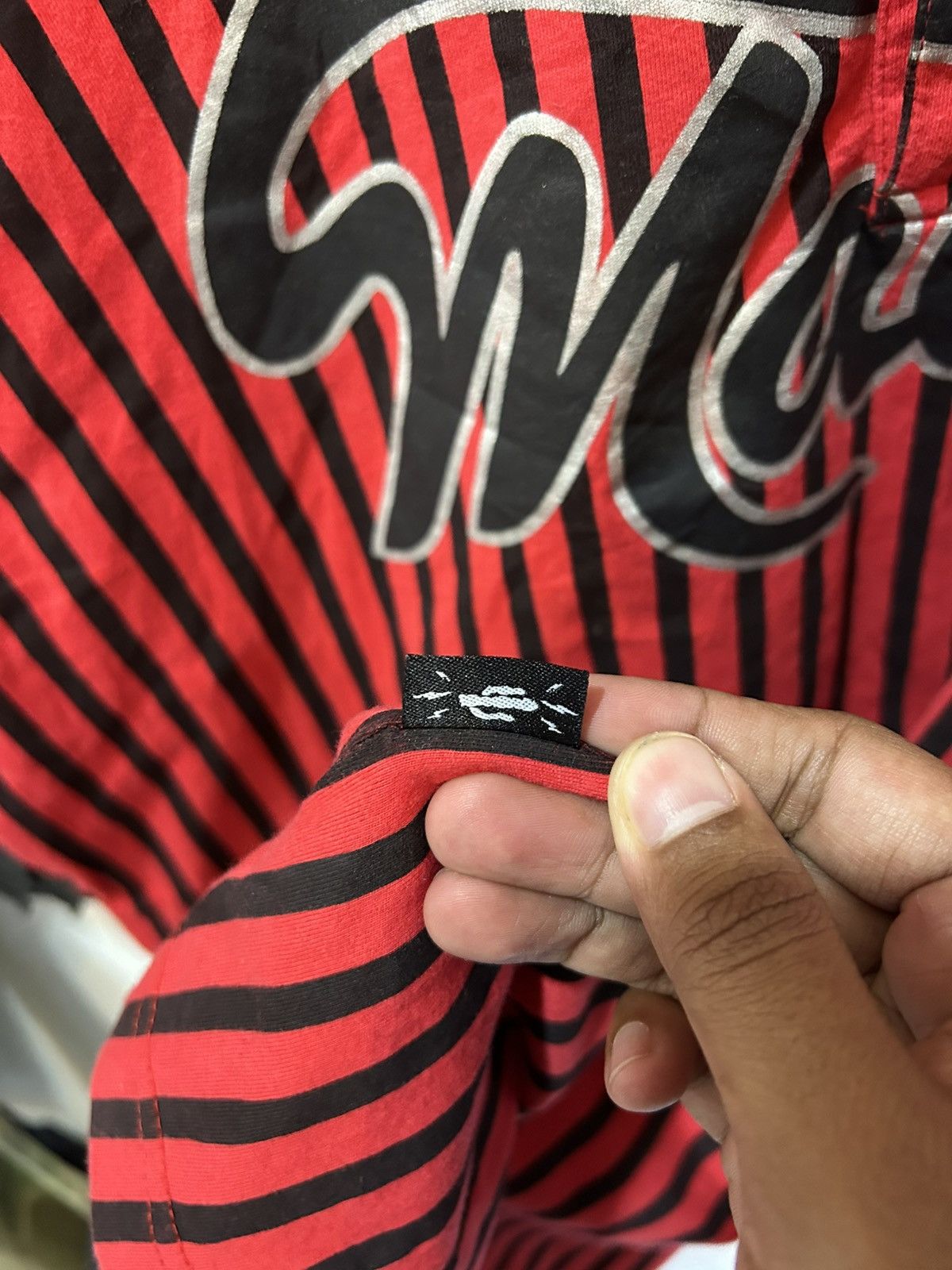 Mambo Collar Mambo surfing spellout big logo stripe design Size US XL / EU 56 / 4 - 5 Thumbnail