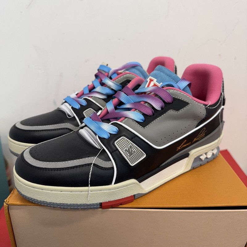 Louis Vuitton Louis Vuitton Colorful Low-Top Trainer Sneakers 0079 Size US 8.5 / EU 41-42 - 1 Thumbnail