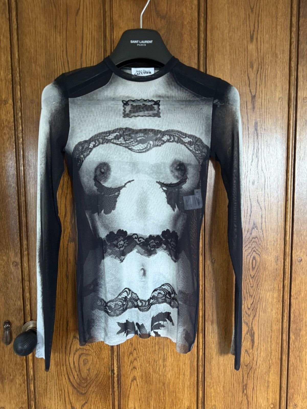 Jean Paul Gaultier Jean Paul Gautier bodysuit tits & ass sheer t shirt $500 S Size US S / EU 44-46 / 1 - 1 Thumbnail